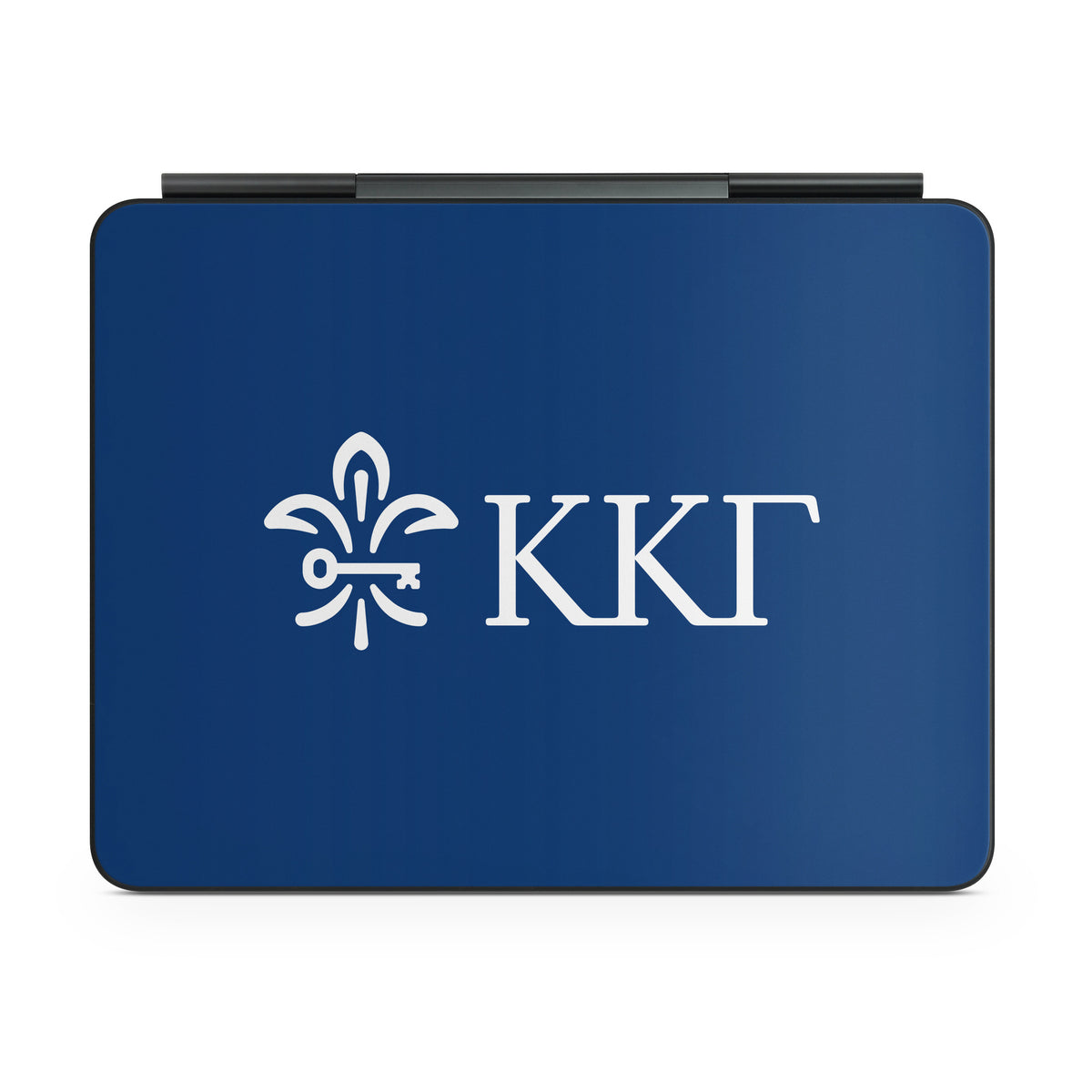 Kappa Kappa Gamma Letterkey Horizontal Kappa Blue - Apple Magic Keyboard for iPad Skin