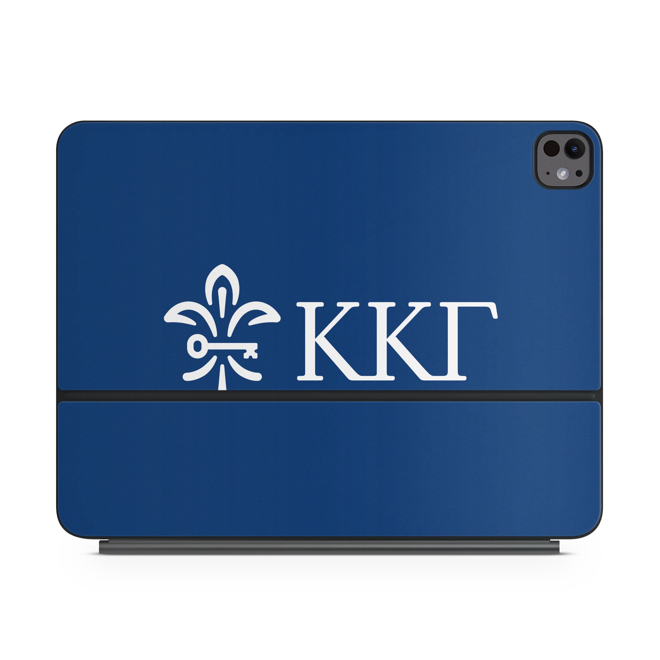 Kappa Kappa Gamma Letterkey Horizontal Kappa Blue - Apple Magic Keyboard for iPad Skin