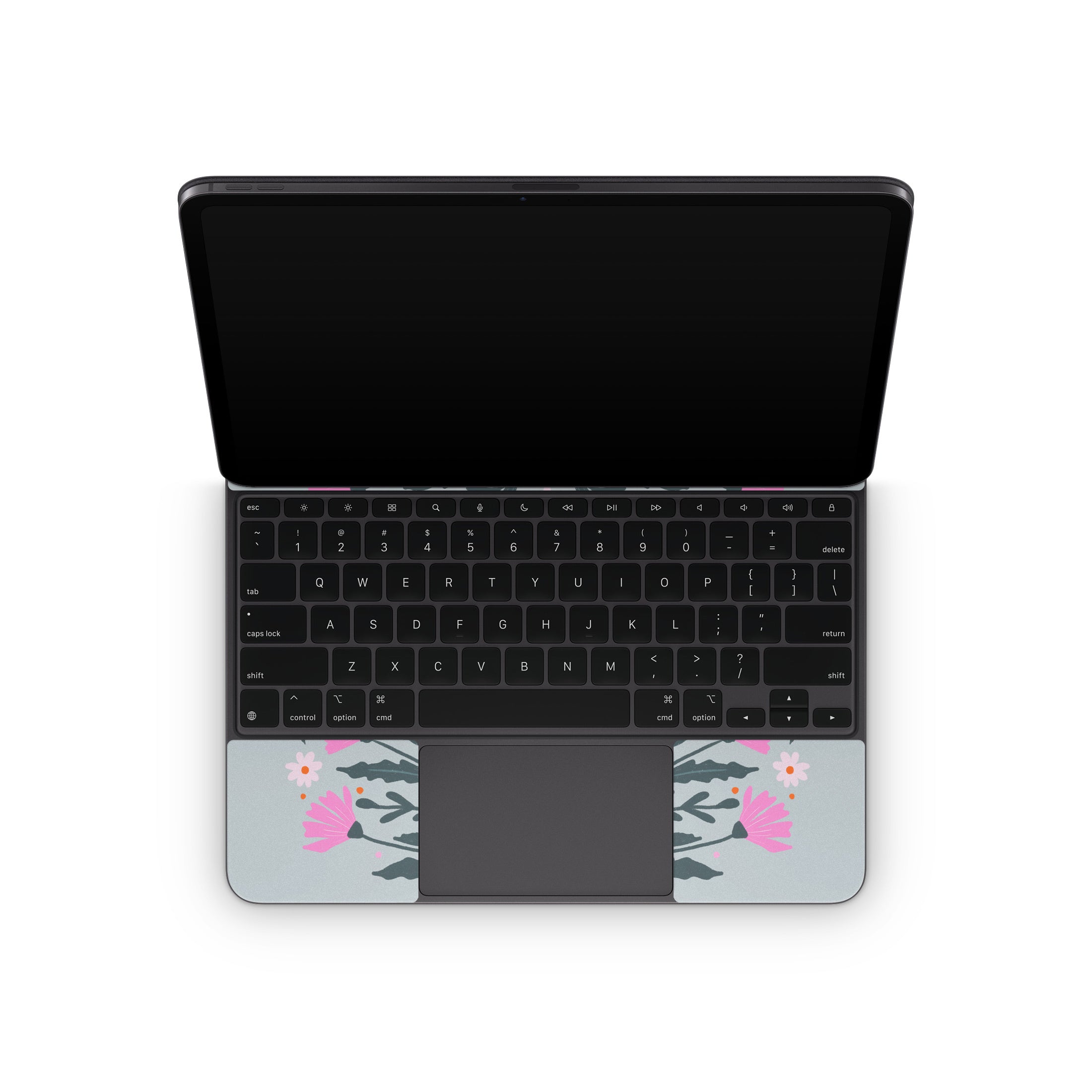 Pink and Orange Flowers - Apple Magic Keyboard for iPad Skin