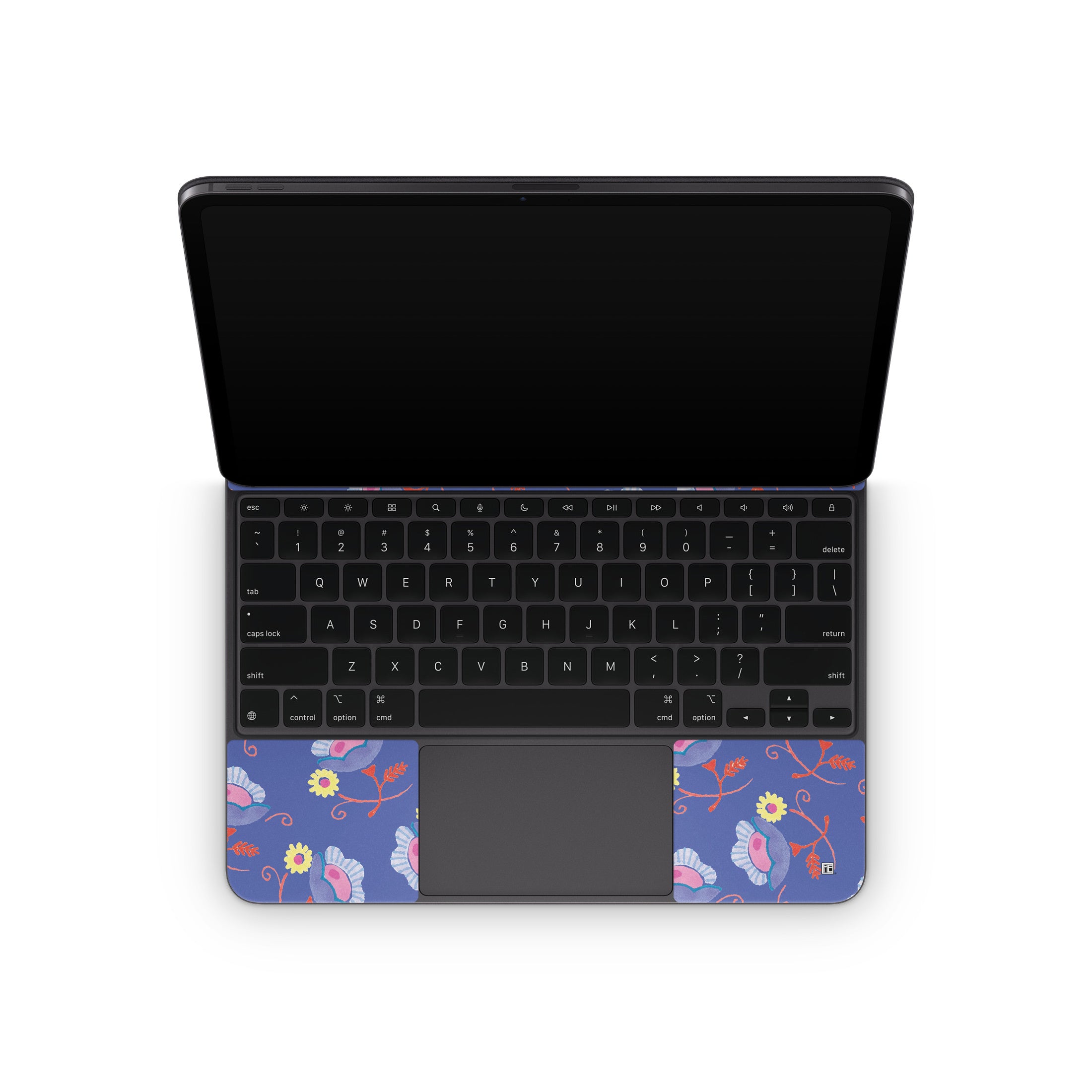 Purple Flowers - Apple Magic Keyboard for iPad Skin