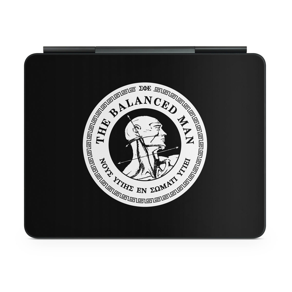 Sigma Phi Epsilon Balanced Man Black - Apple Magic Keyboard for iPad Skin