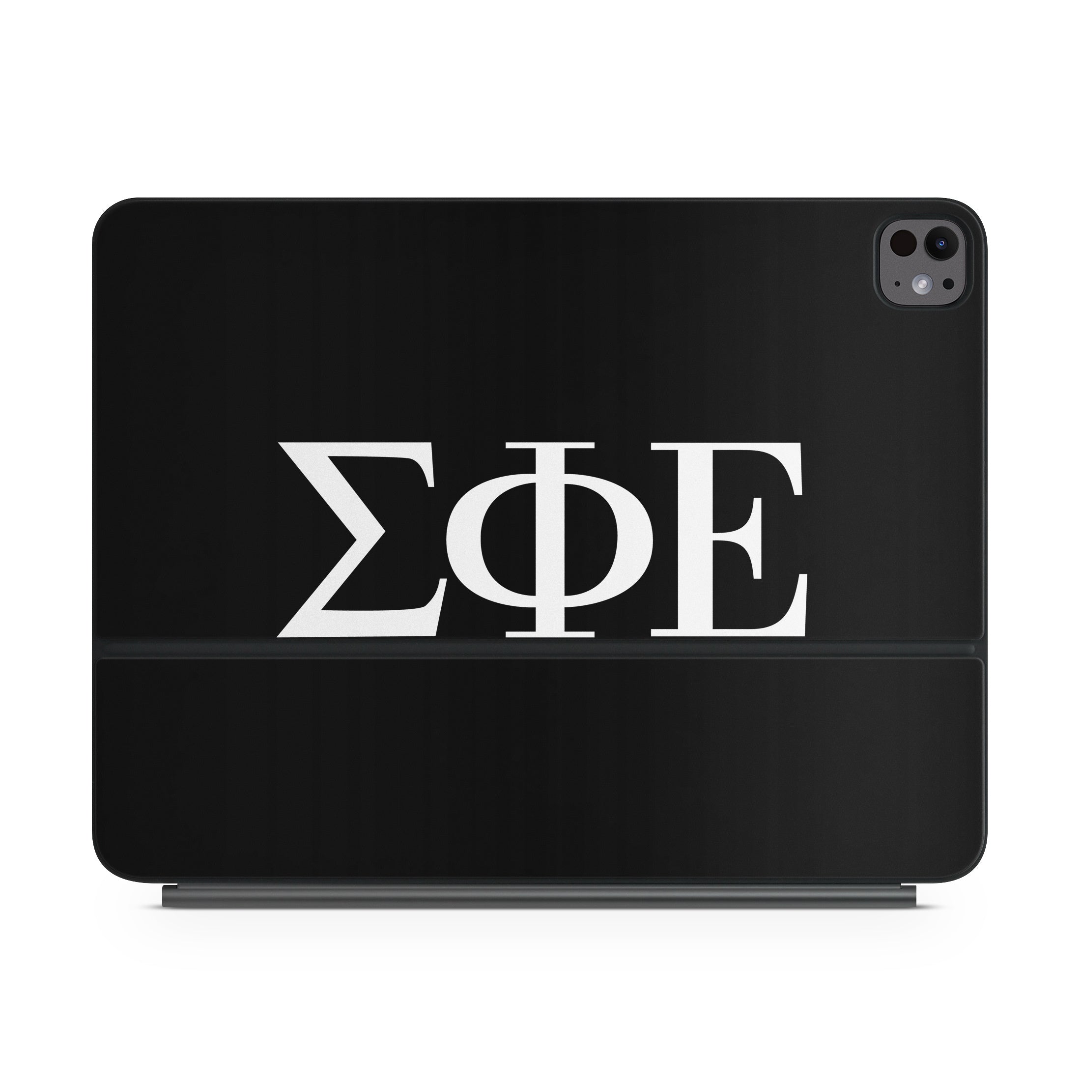 Sigma Phi Epsilon Greek Letters Black - Apple Magic Keyboard for iPad Skin