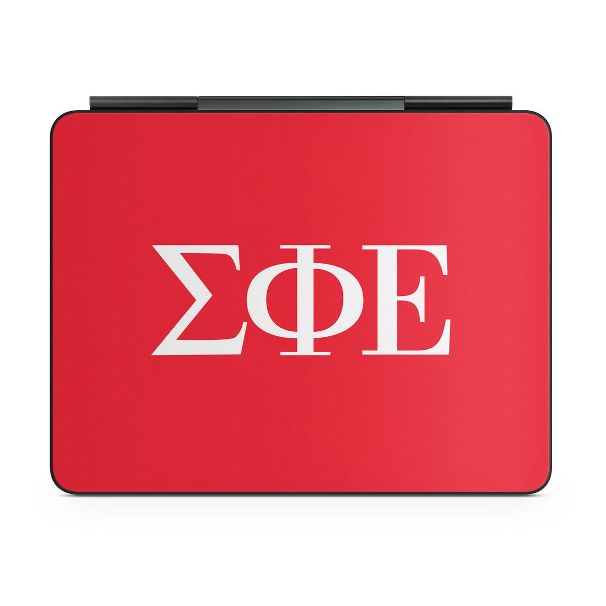 Sigma Phi Epsilon Greek Letters Red - Apple Magic Keyboard for iPad Skin