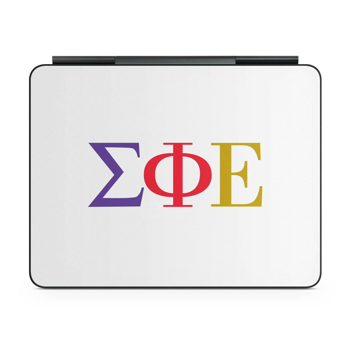 Sigma Phi Epsilon Greek Letters White - Apple Magic Keyboard for iPad Skin