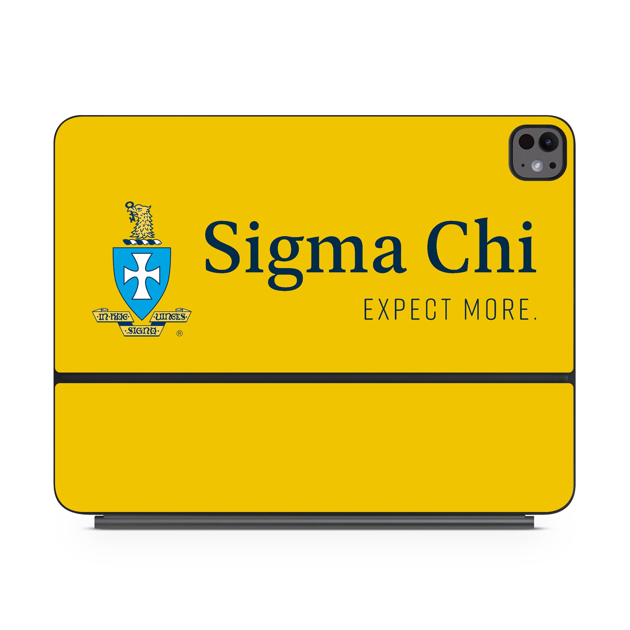 Sigma Chi Logo Gold - Apple Magic Keyboard for iPad Skin