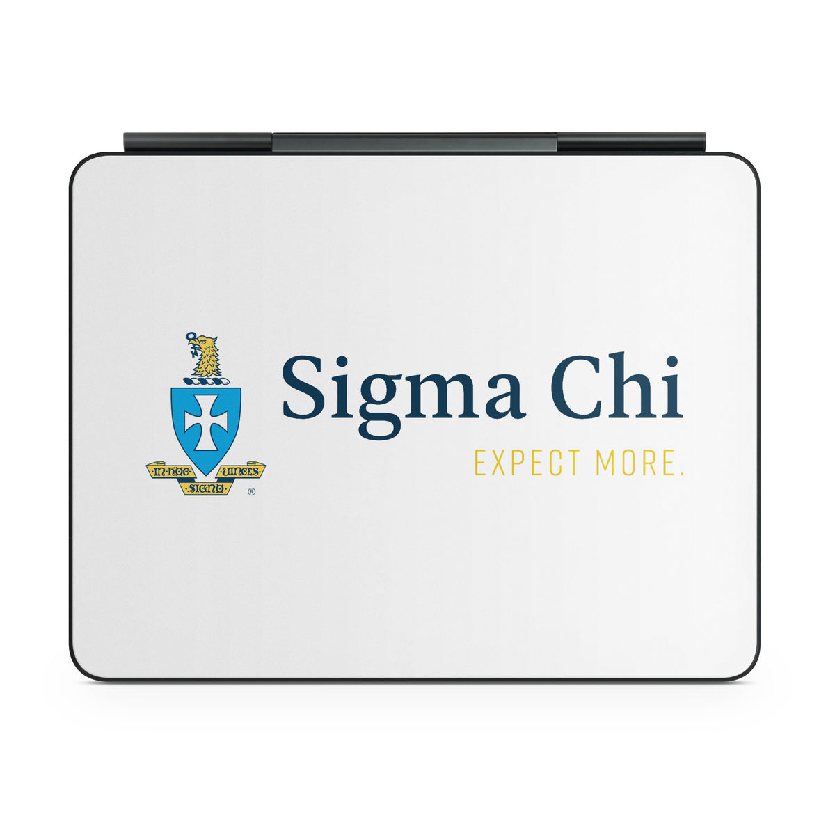 Sigma Chi Logo White - Apple Magic Keyboard for iPad Skin