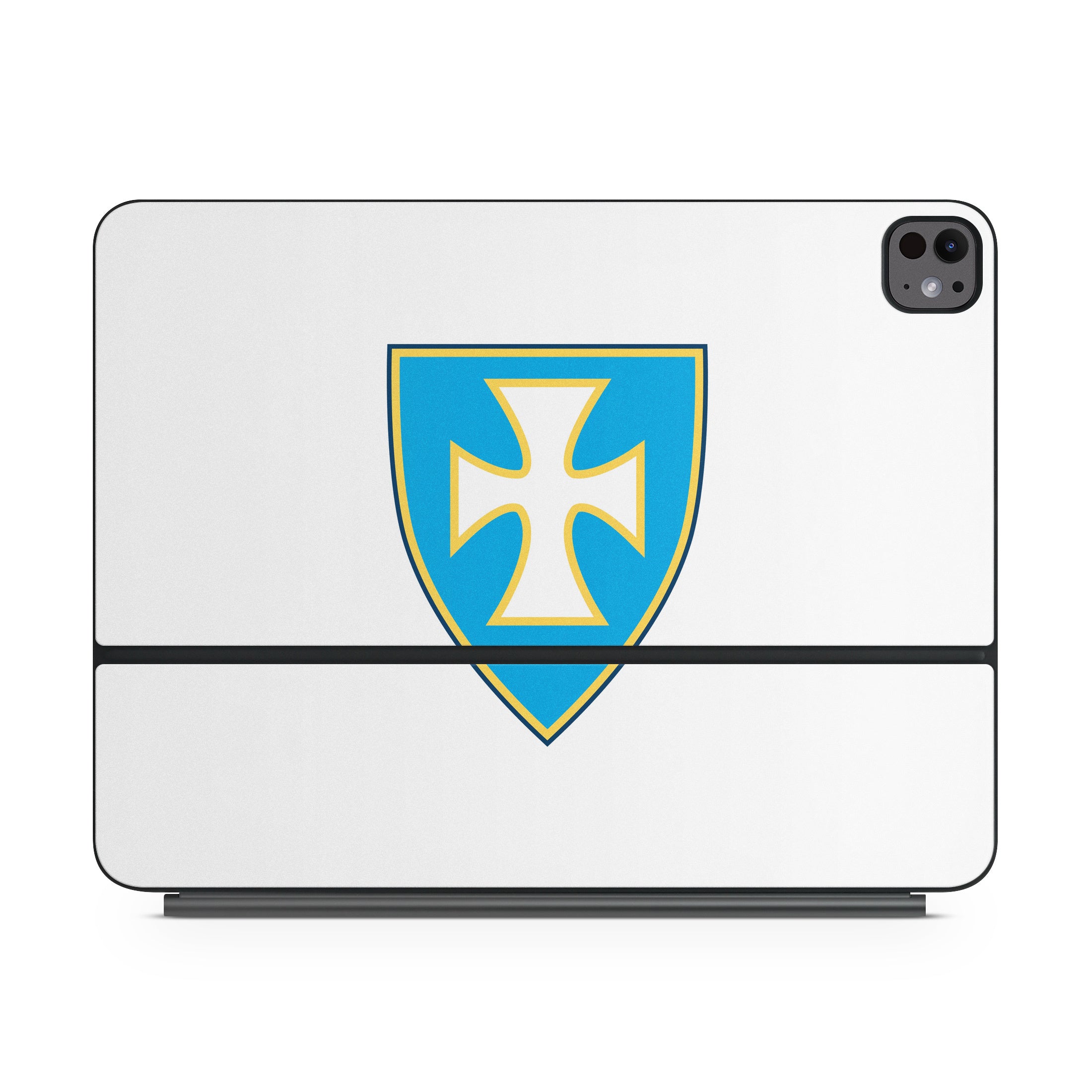 Sigma Chi Shield White - Apple Magic Keyboard for iPad Skin