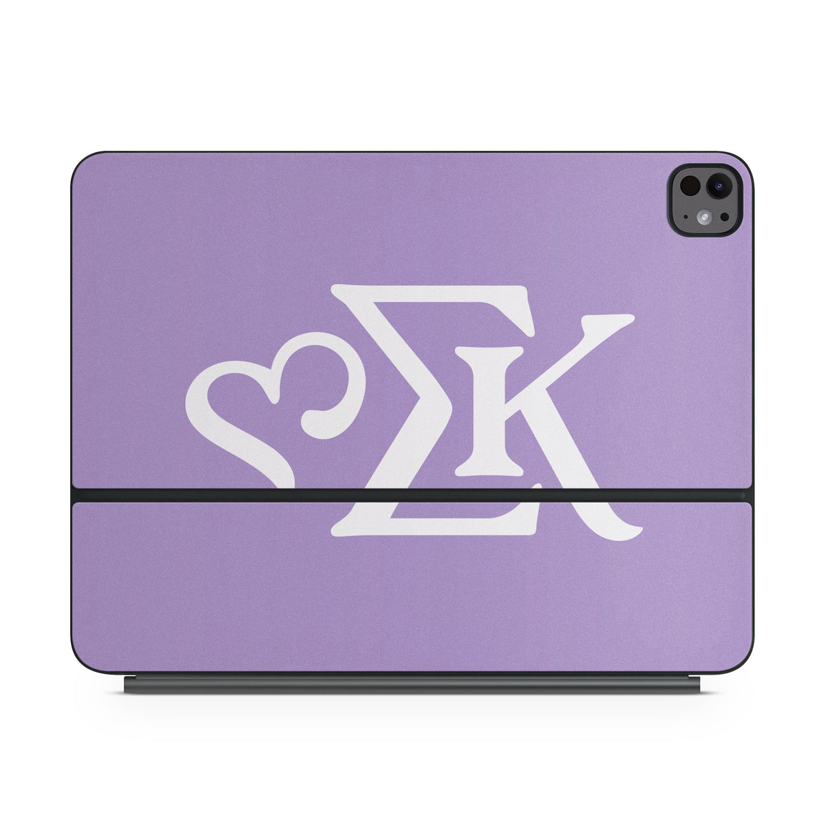 Sigma Kappa Greek Letters Dove Love on Legacy Lavender - Apple Magic Keyboard for iPad Skin