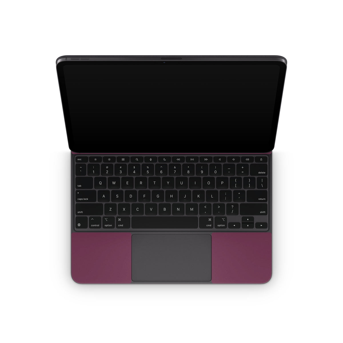 Sigma Kappa Greek Letters Legacy Lavender on Mary Maroon - Apple Magic Keyboard for iPad Skin