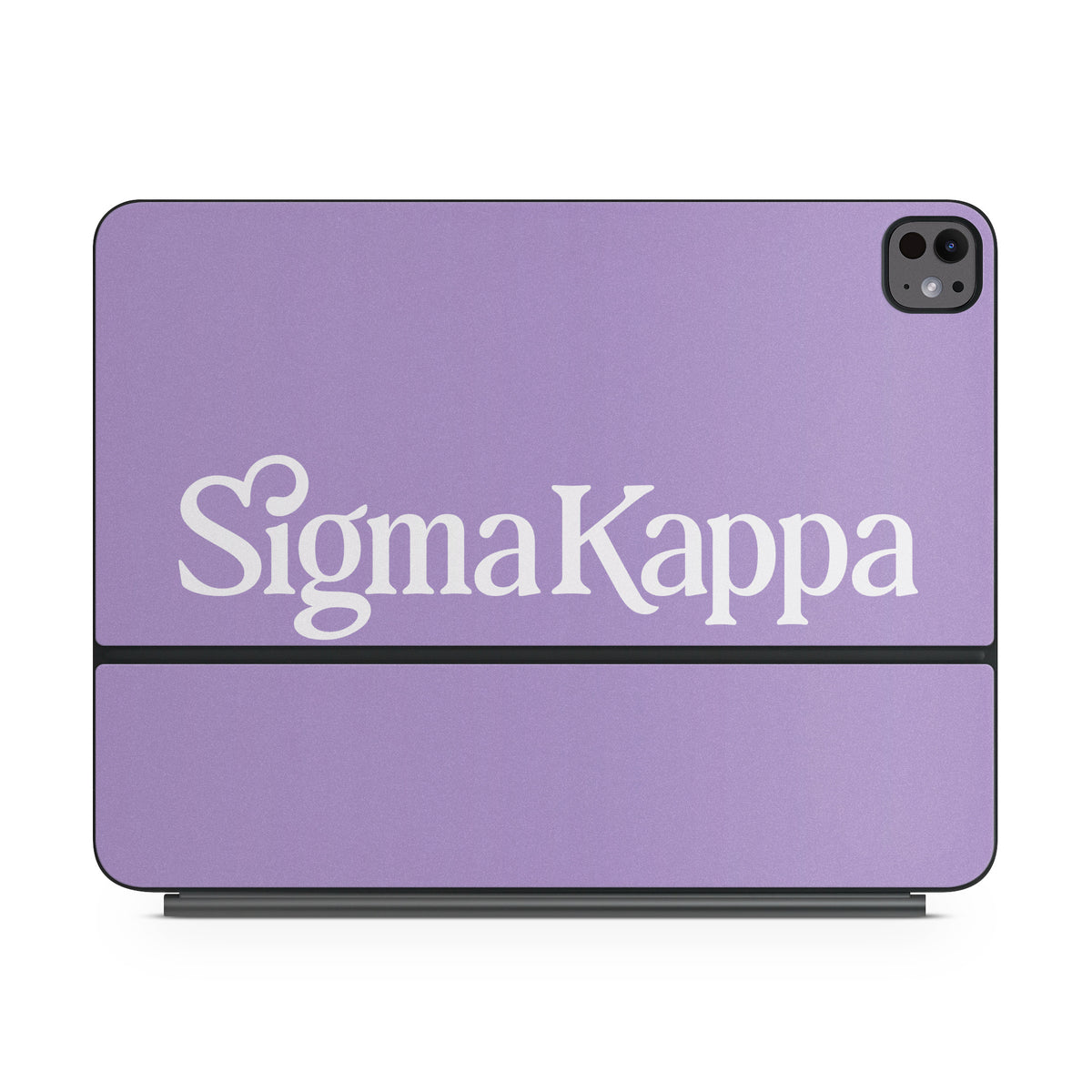Sigma Kappa Primary Logo Dove Love on Legacy Lavender - Apple Magic Keyboard for iPad Skin