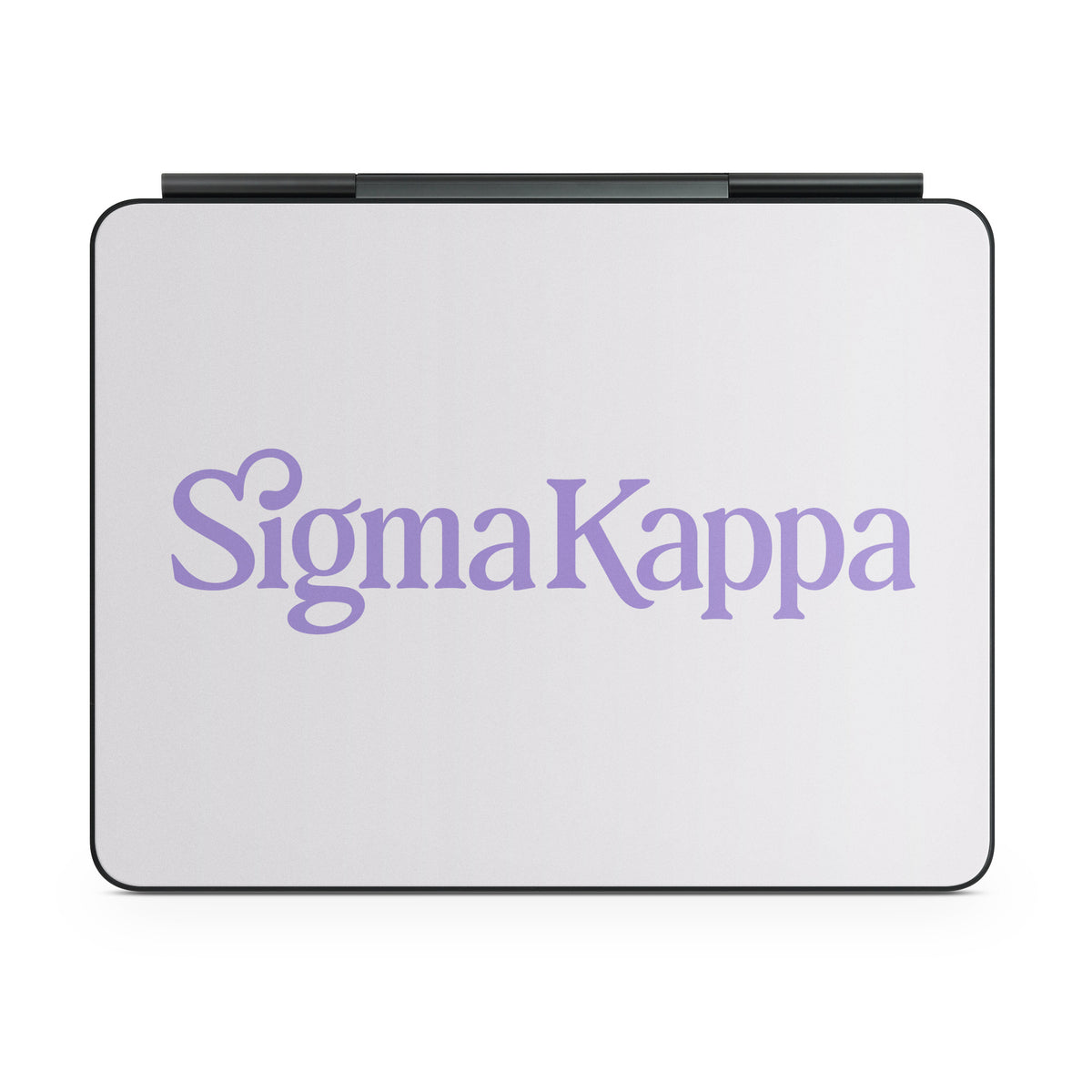 Sigma Kappa Primary Logo Legacy Lavender on Dove Love - Apple Magic Keyboard for iPad Skin
