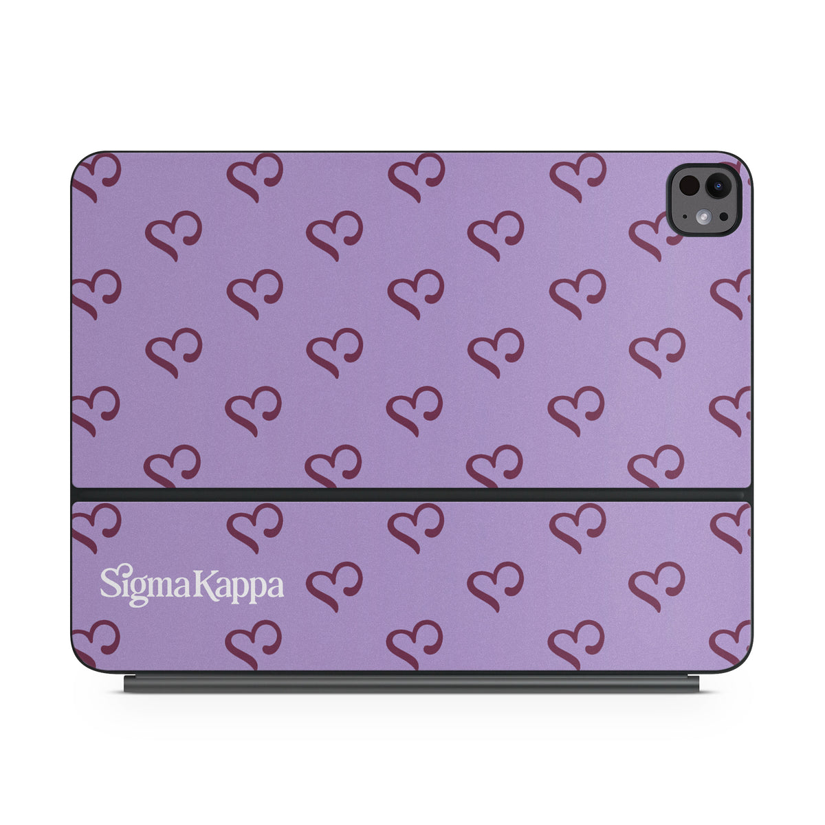 Sigma Kappa Hearts Pattern - Apple Magic Keyboard for iPad Skin