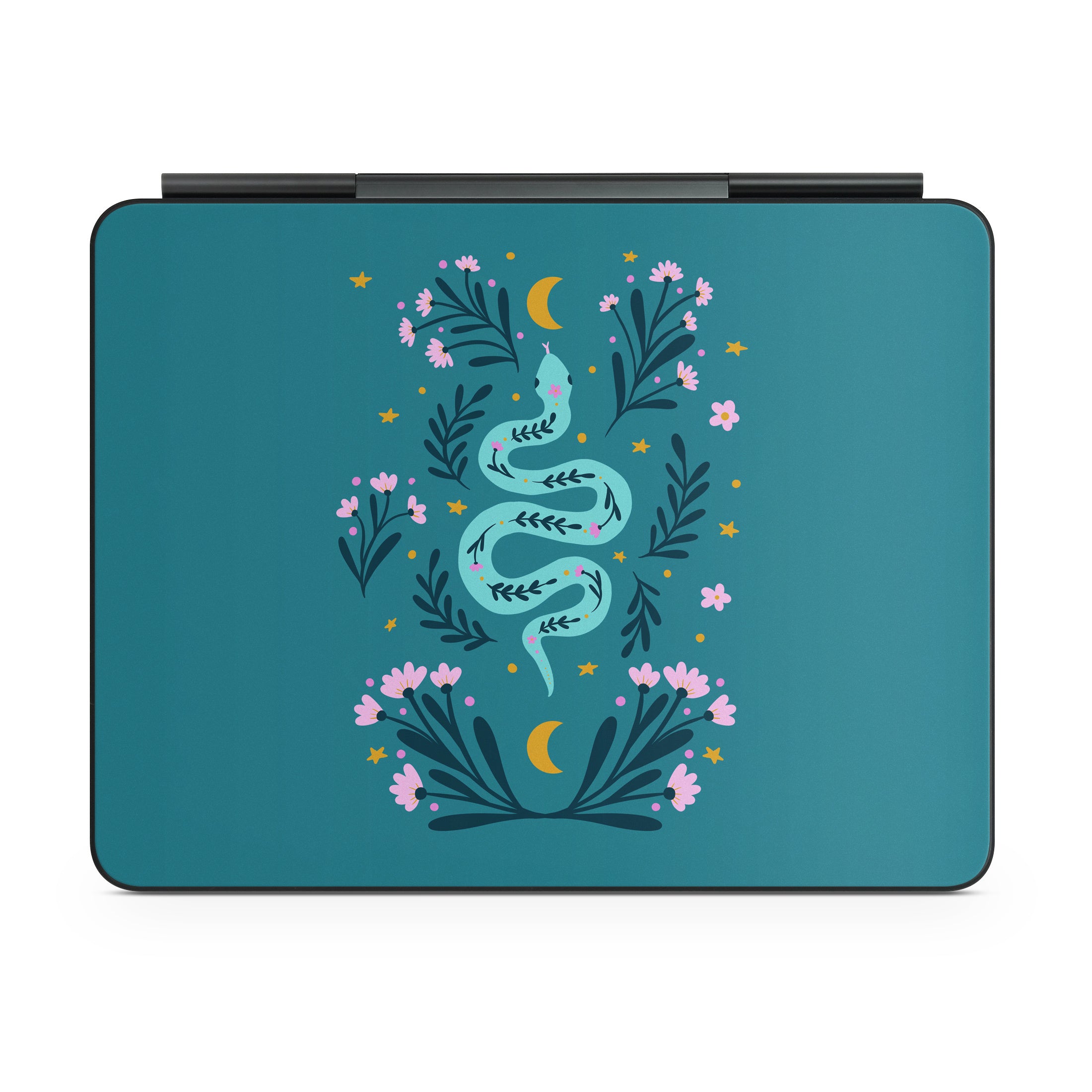 Snake and Flowers - Apple Magic Keyboard for iPad Skin