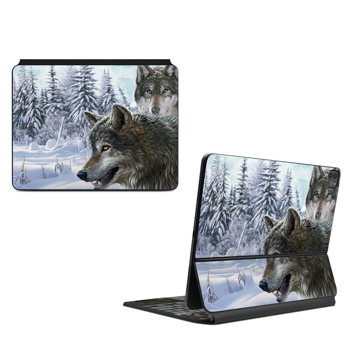 Snow Wolves - Apple Magic Keyboard for iPad Skin