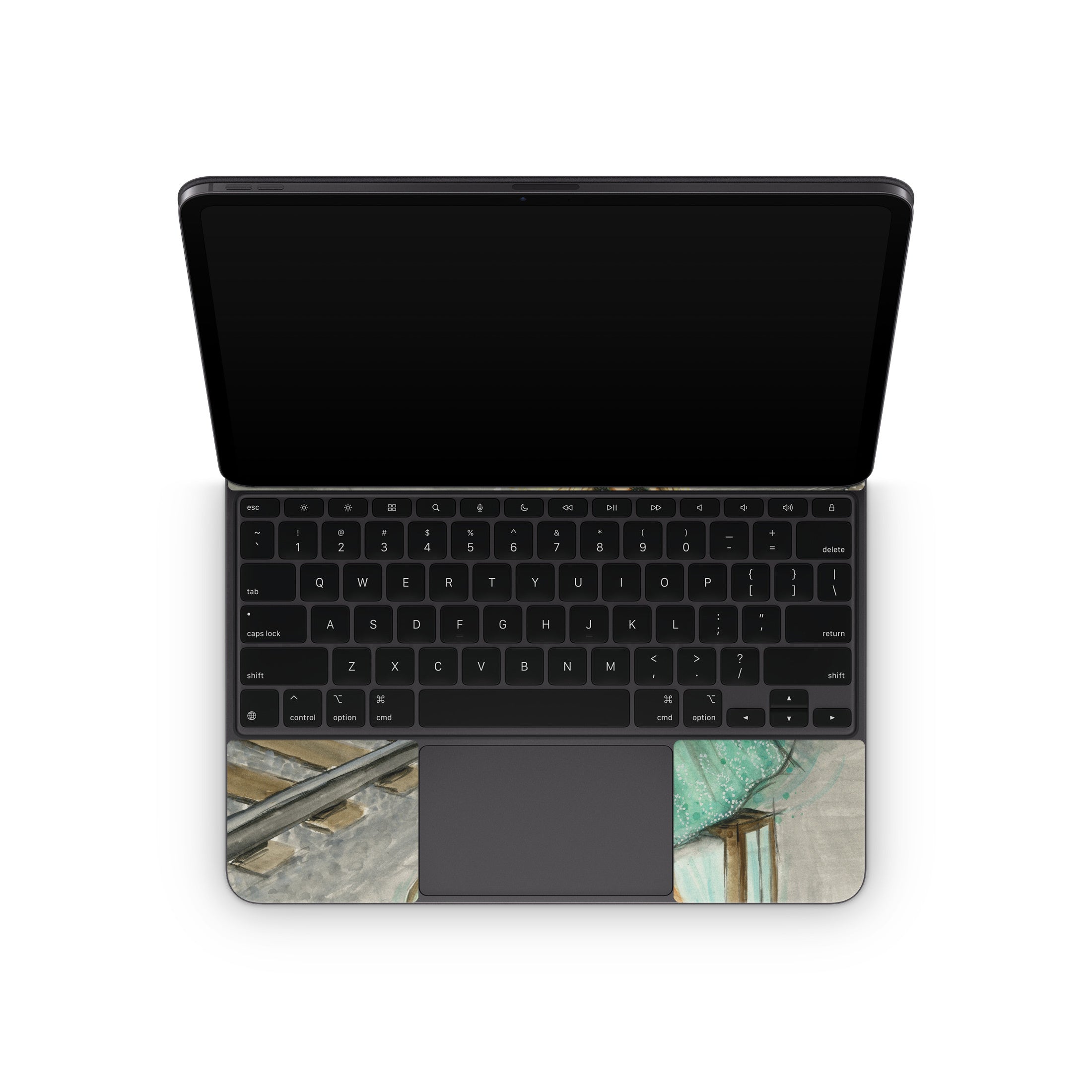 Lulu Waiting by the Train Tracks - Apple Magic Keyboard for iPad Skin