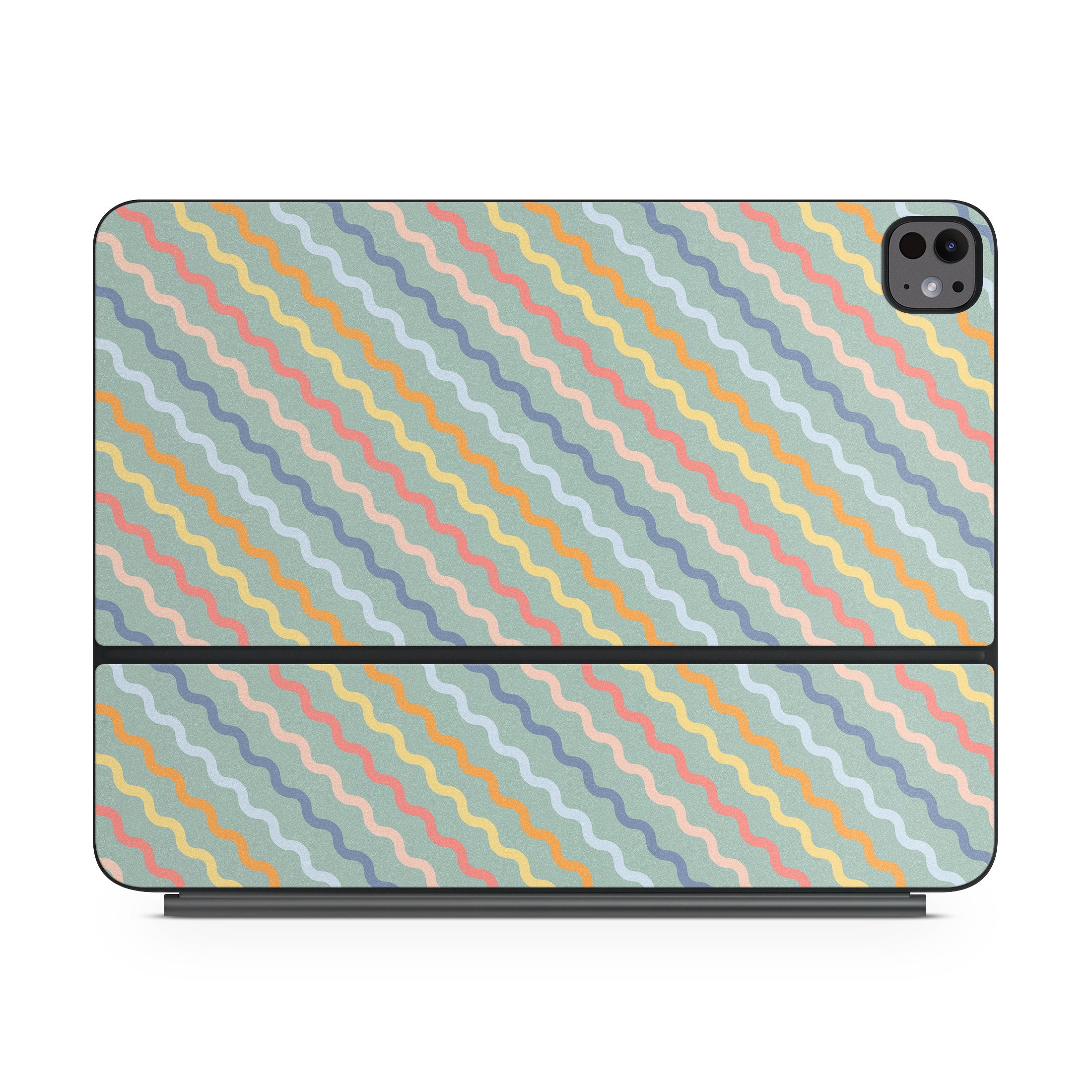 Wavy Diagonal Lines - Apple Magic Keyboard for iPad Skin