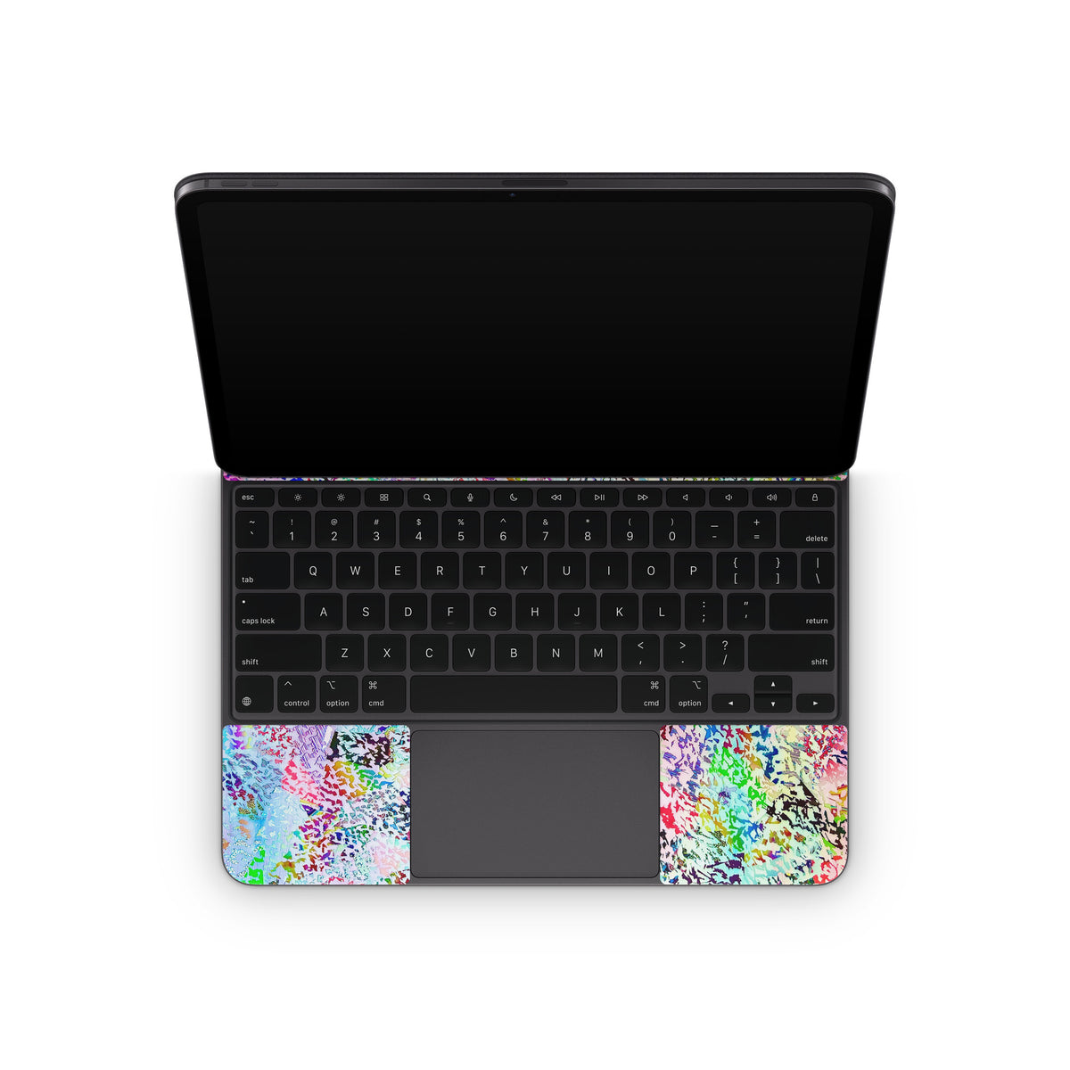 White Etching - Apple Magic Keyboard for iPad Skin