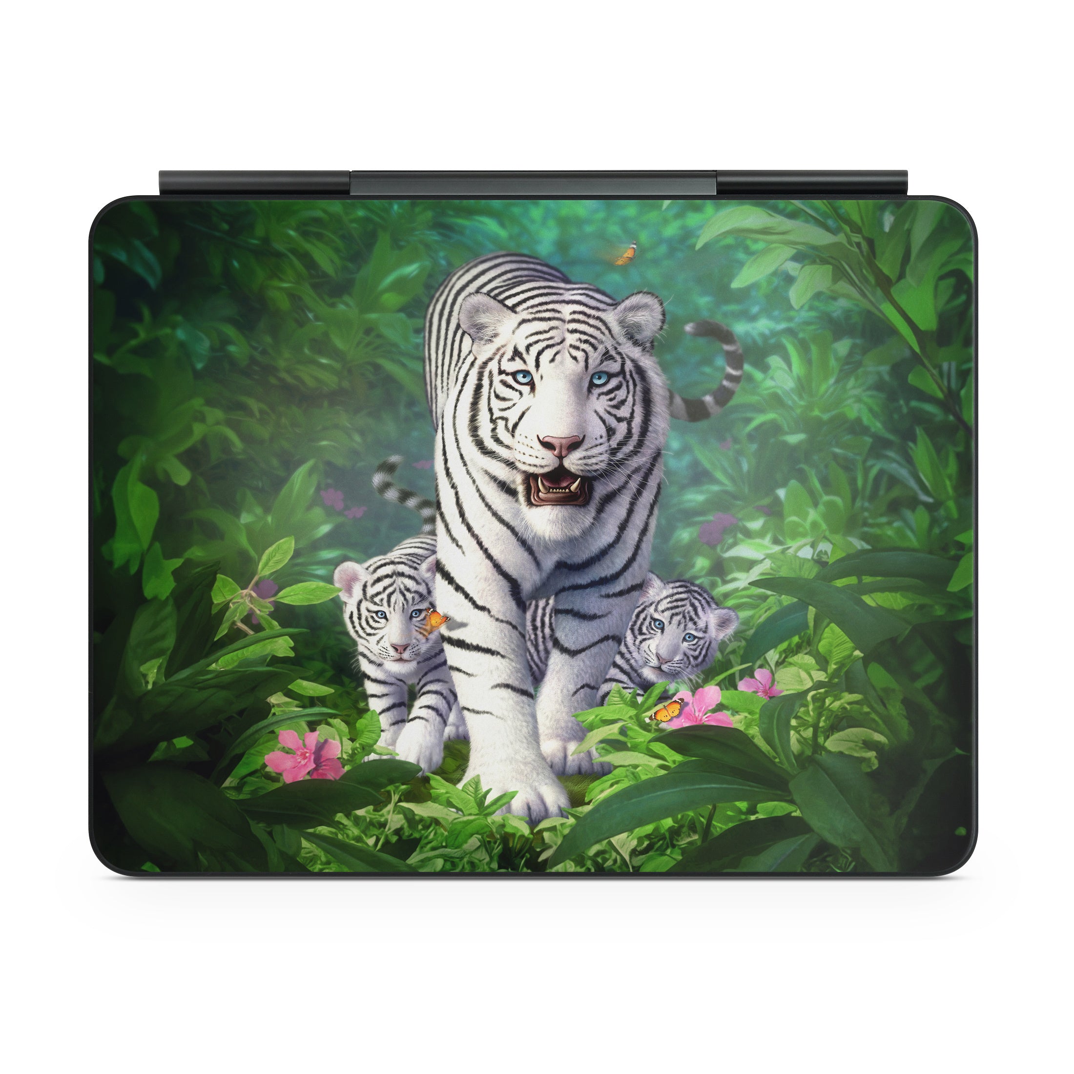 White Tigers - Apple Magic Keyboard for iPad Skin