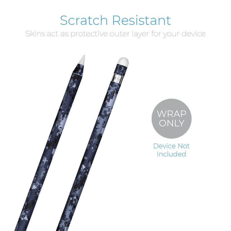 Digital Navy Camo - Apple Pencil Skin