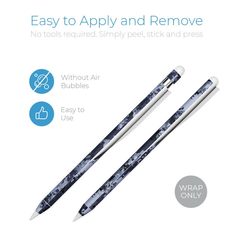 Digital Navy Camo - Apple Pencil Skin