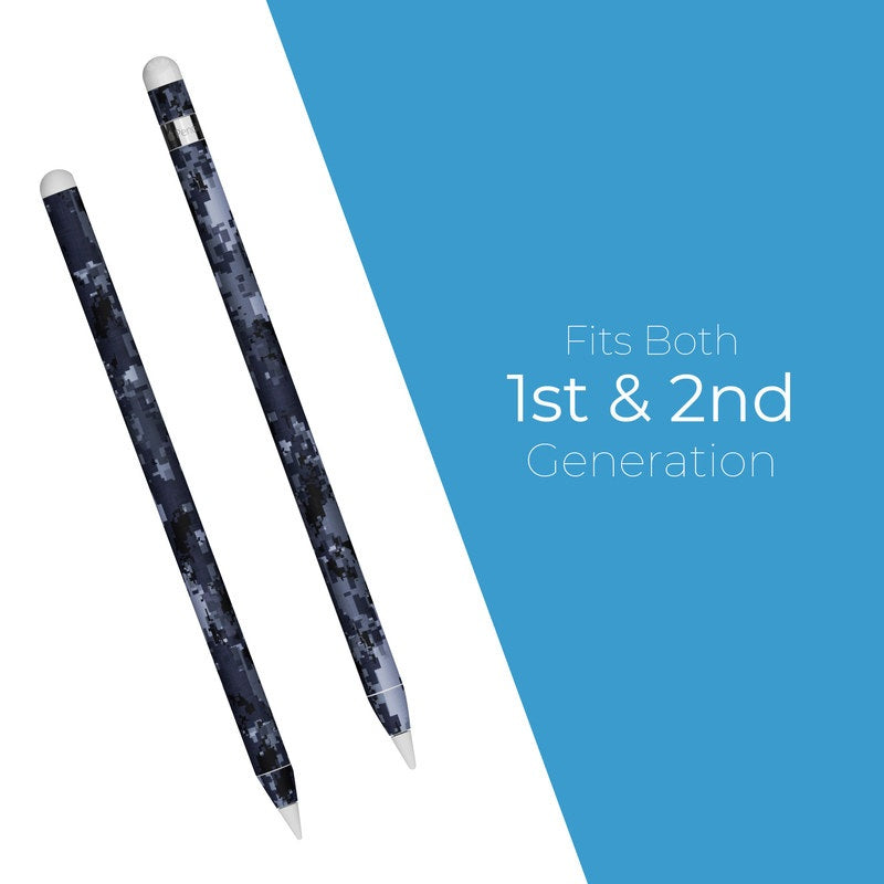 Digital Navy Camo - Apple Pencil Skin