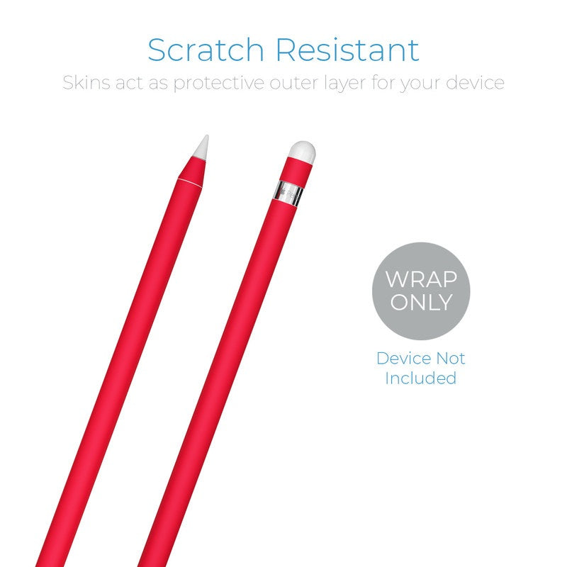 Solid State Red - Apple Pencil Skin