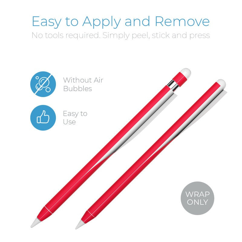 Solid State Red - Apple Pencil Skin
