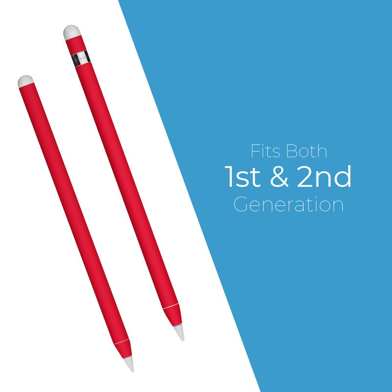 Solid State Red - Apple Pencil Skin