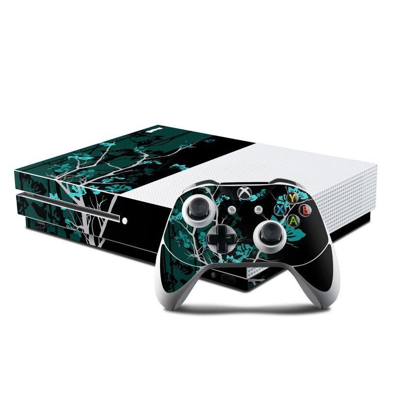 Aqua Tranquility - Microsoft Xbox One S Console and Controller Kit Skin - DecalGirl Collective - DecalGirl