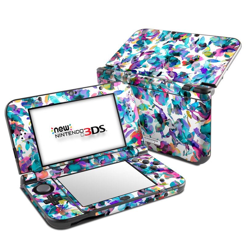 Aquatic Flowers - Nintendo 3DS LL Skin - Ninola Design - DecalGirl