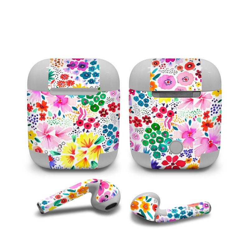 Artful Little Flowers - Apple AirPods Skin - Ninola Design - DecalGirl