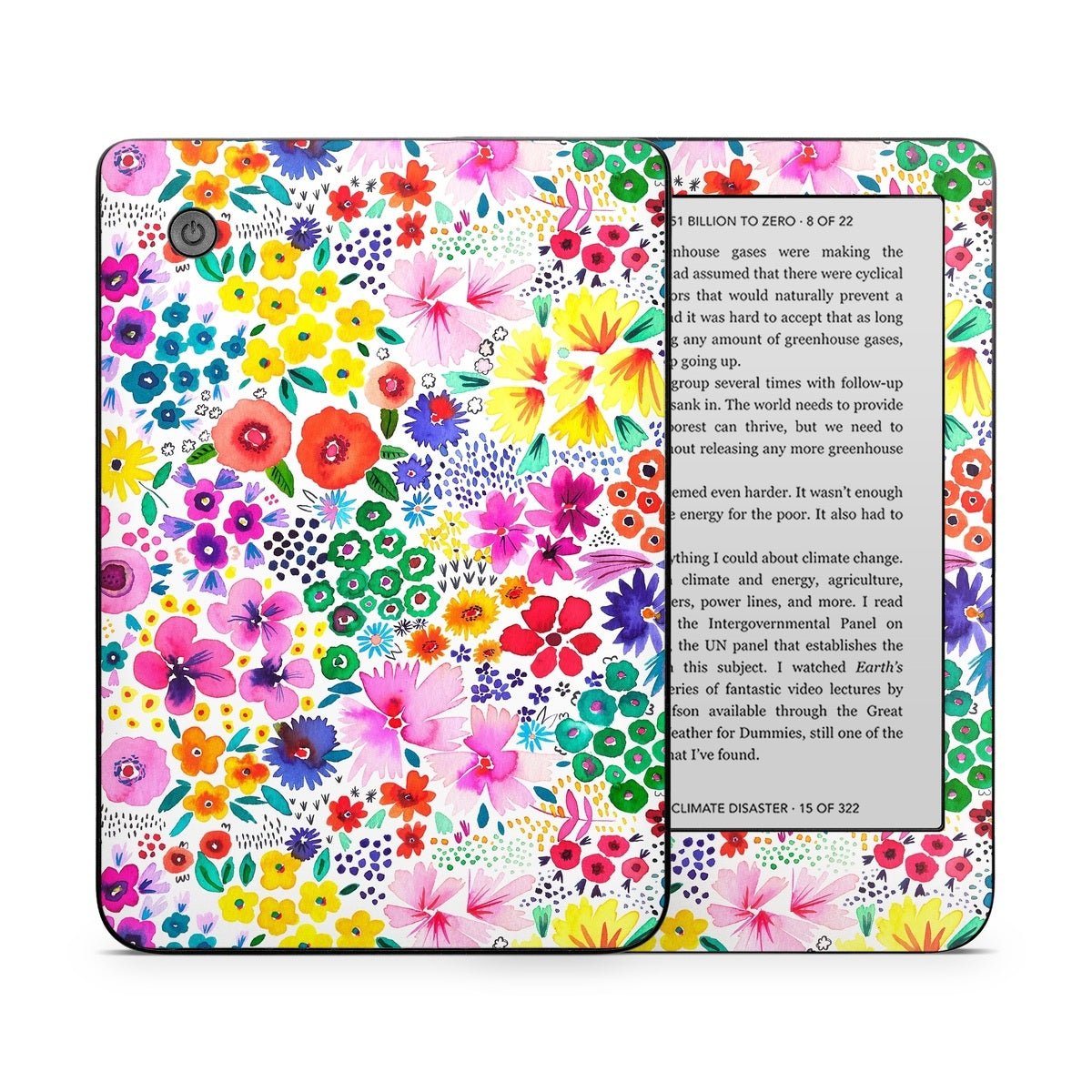 Artful Little Flowers - Kobo Clara 2E Skin - Ninola Design - DecalGirl