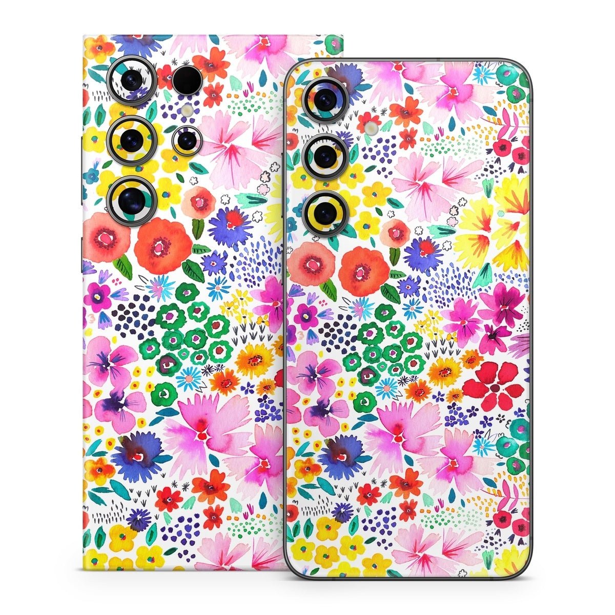 Artful Little Flowers - Samsung Galaxy S24 Skin - Ninola Design - DecalGirl