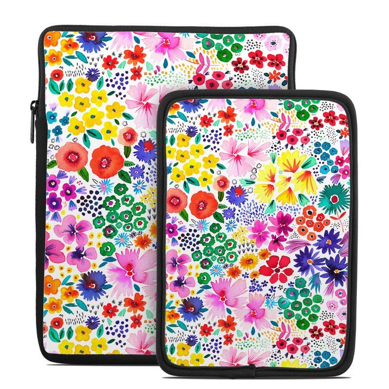 Artful Little Flowers - Tablet Sleeve - Ninola Design - DecalGirl