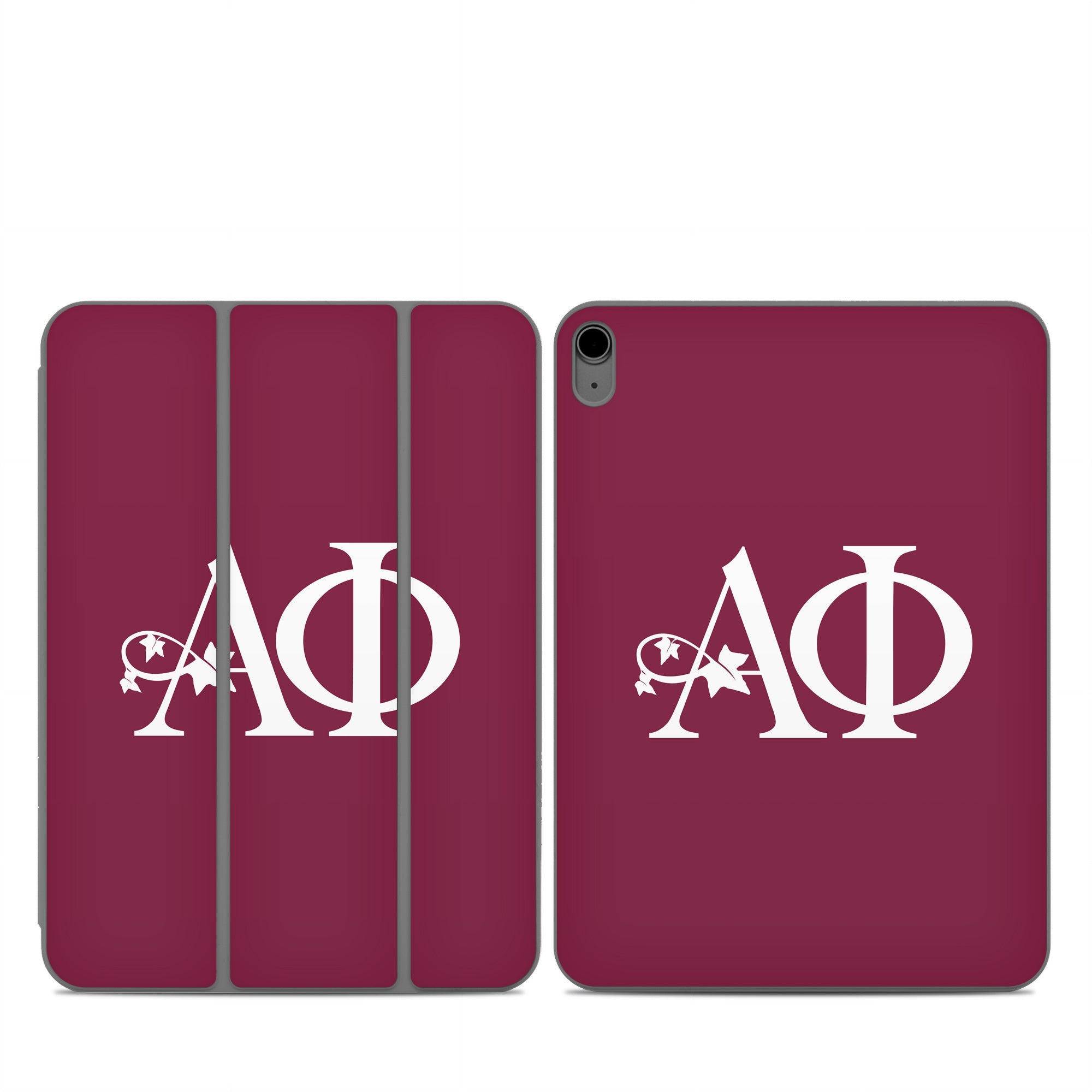 Alpha Phi Greek Letters Bordeaux - Apple Smart Folio Skin