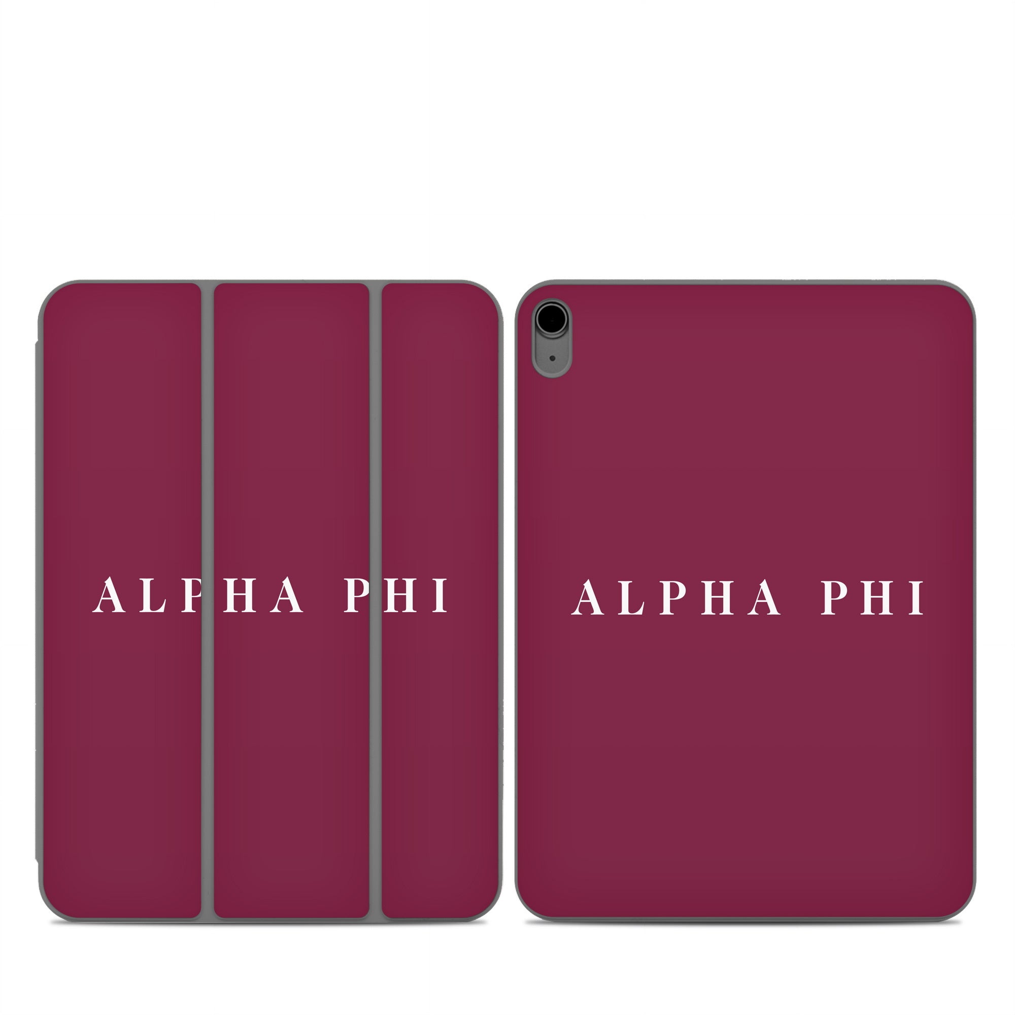 Alpha Phi Wordmark Bordeaux - Apple Smart Folio Skin