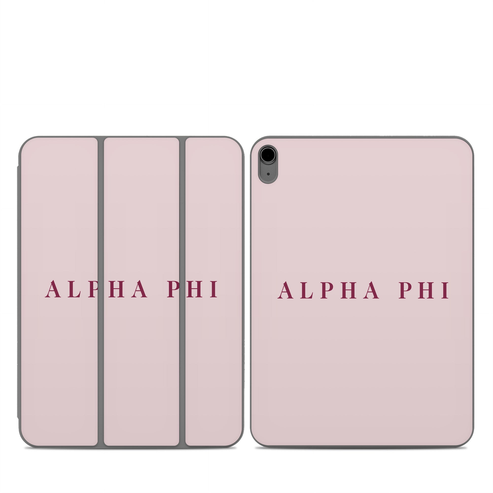Alpha Phi Wordmark Ivory - Apple Smart Folio Skin