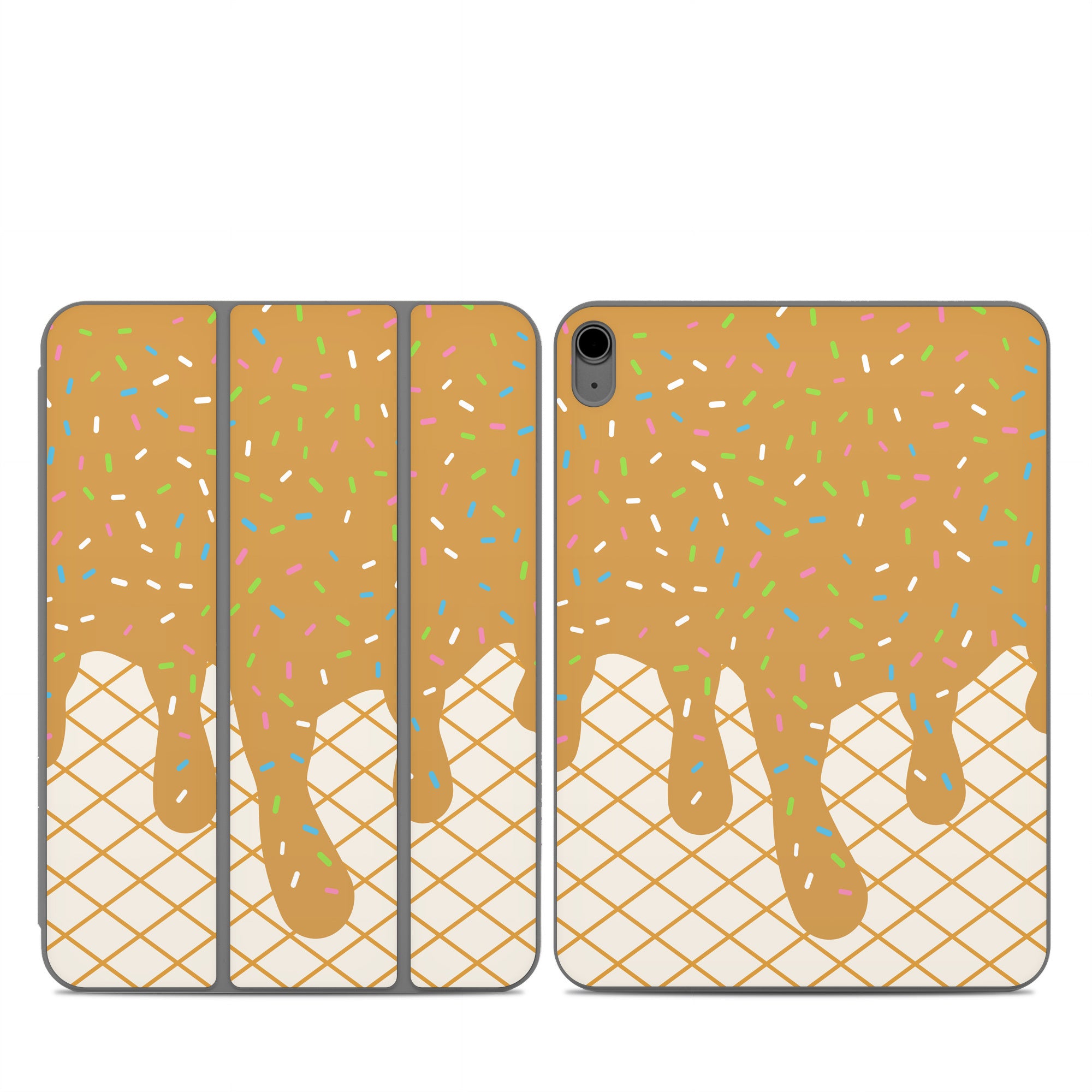 Caramel Ice Cream Drip - Apple Smart Folio Skin