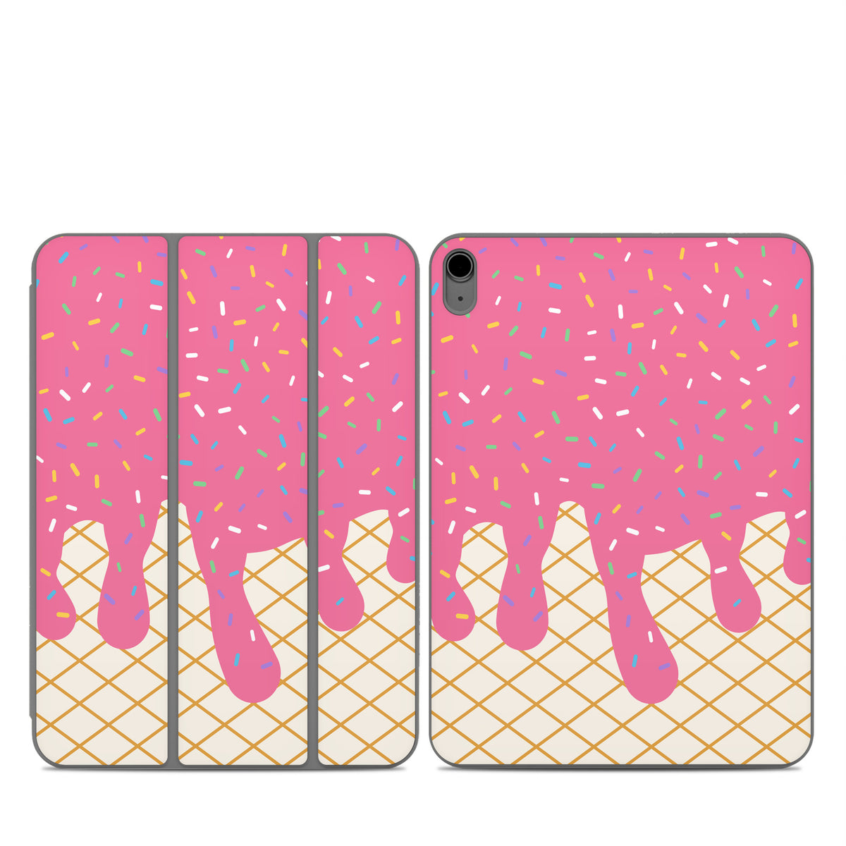 Strawberry Ice Cream Drip - Apple Smart Folio Skin