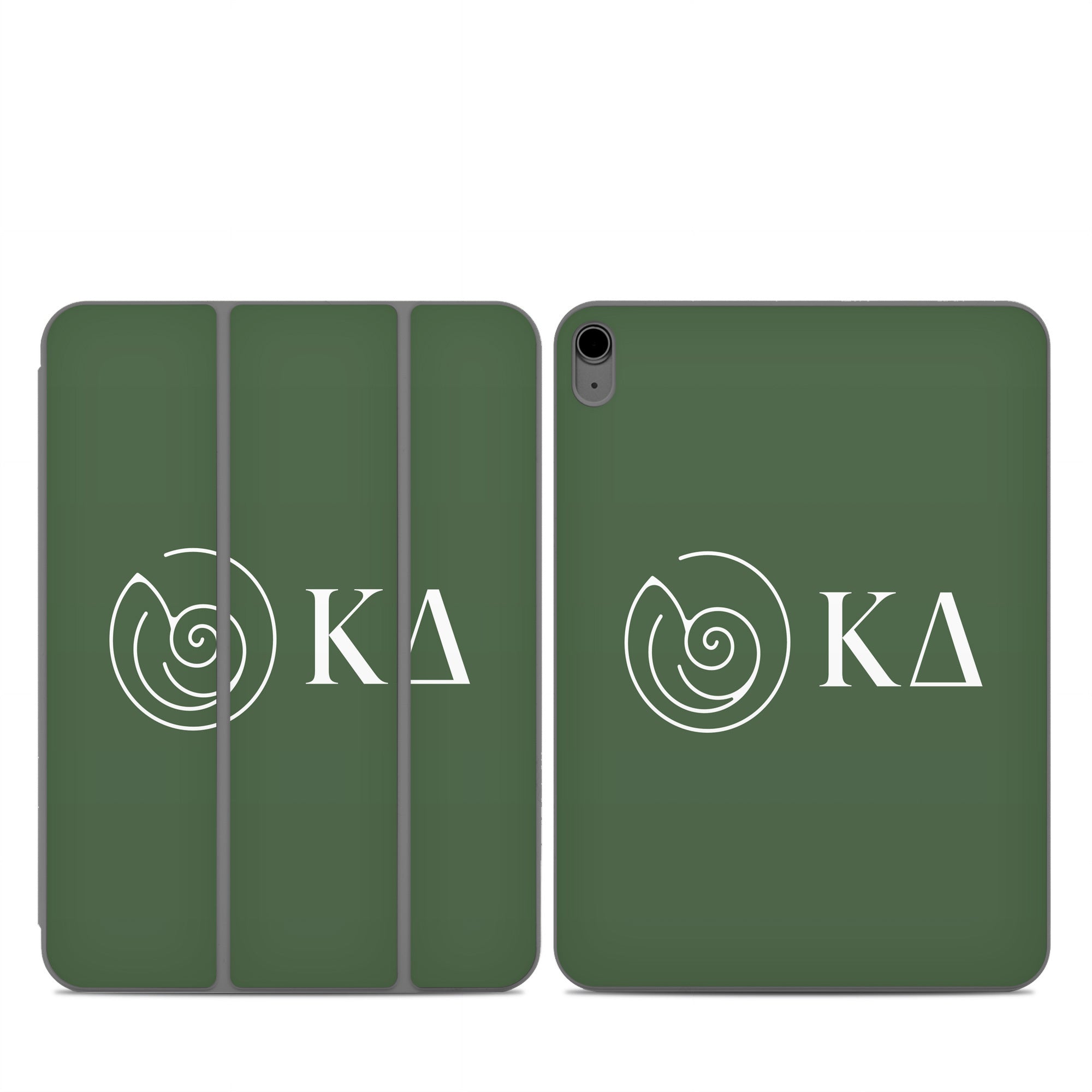 Kappa Delta Greek Letters Dark Olive - Apple Smart Folio Skin