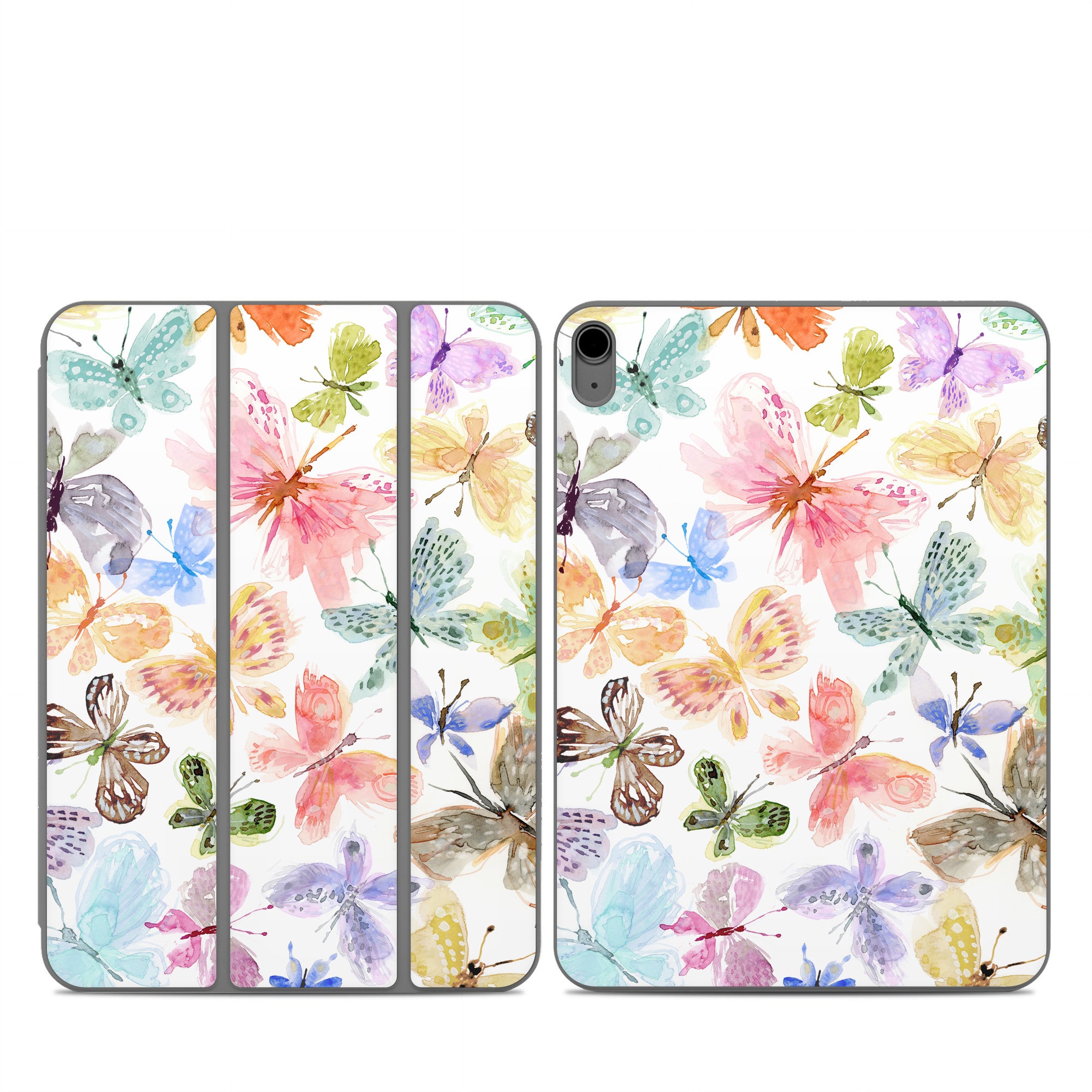 Pastel Butterflies - Apple Smart Folio Skin