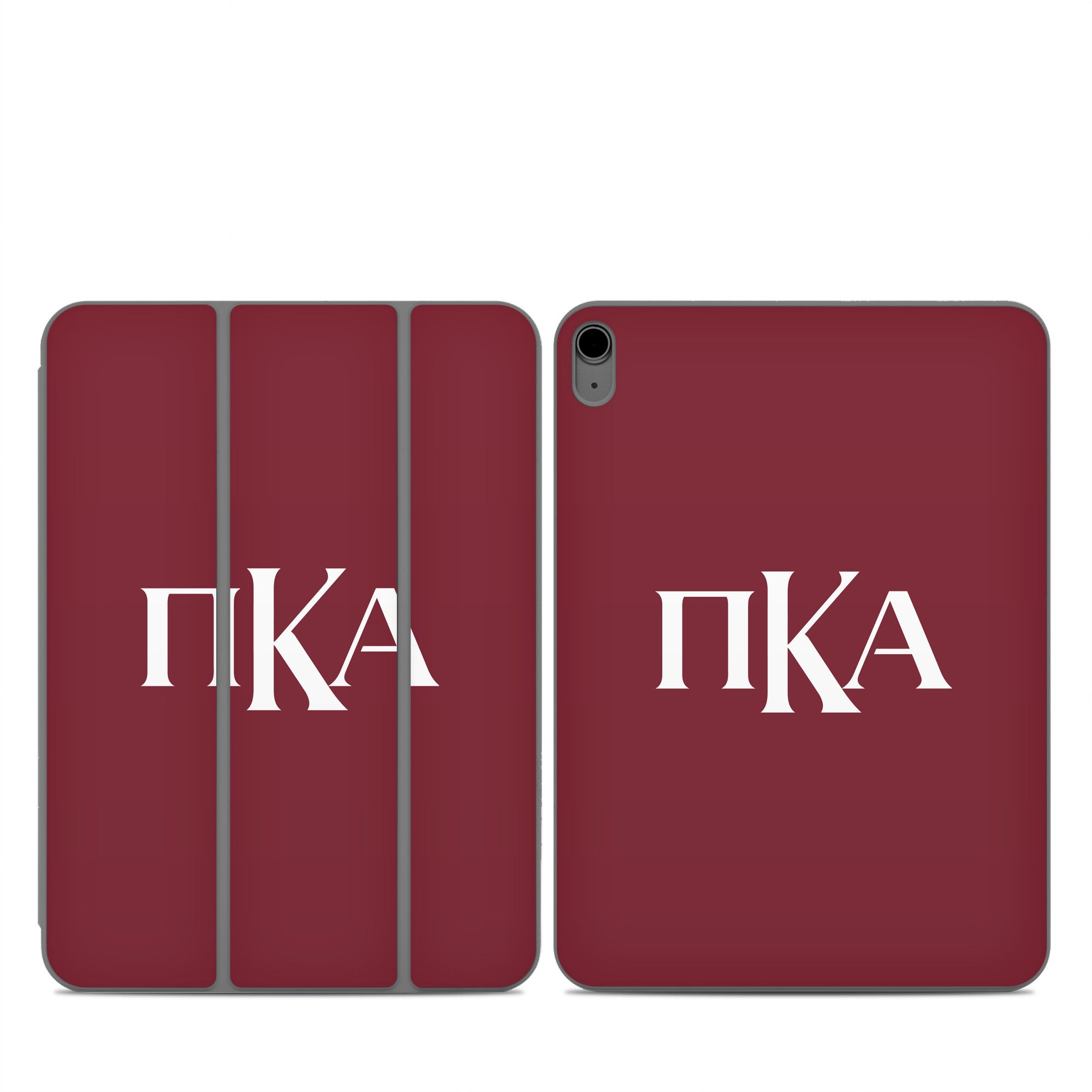 Pi Kappa Alpha Greek Letters Garnet - Apple Smart Folio Skin