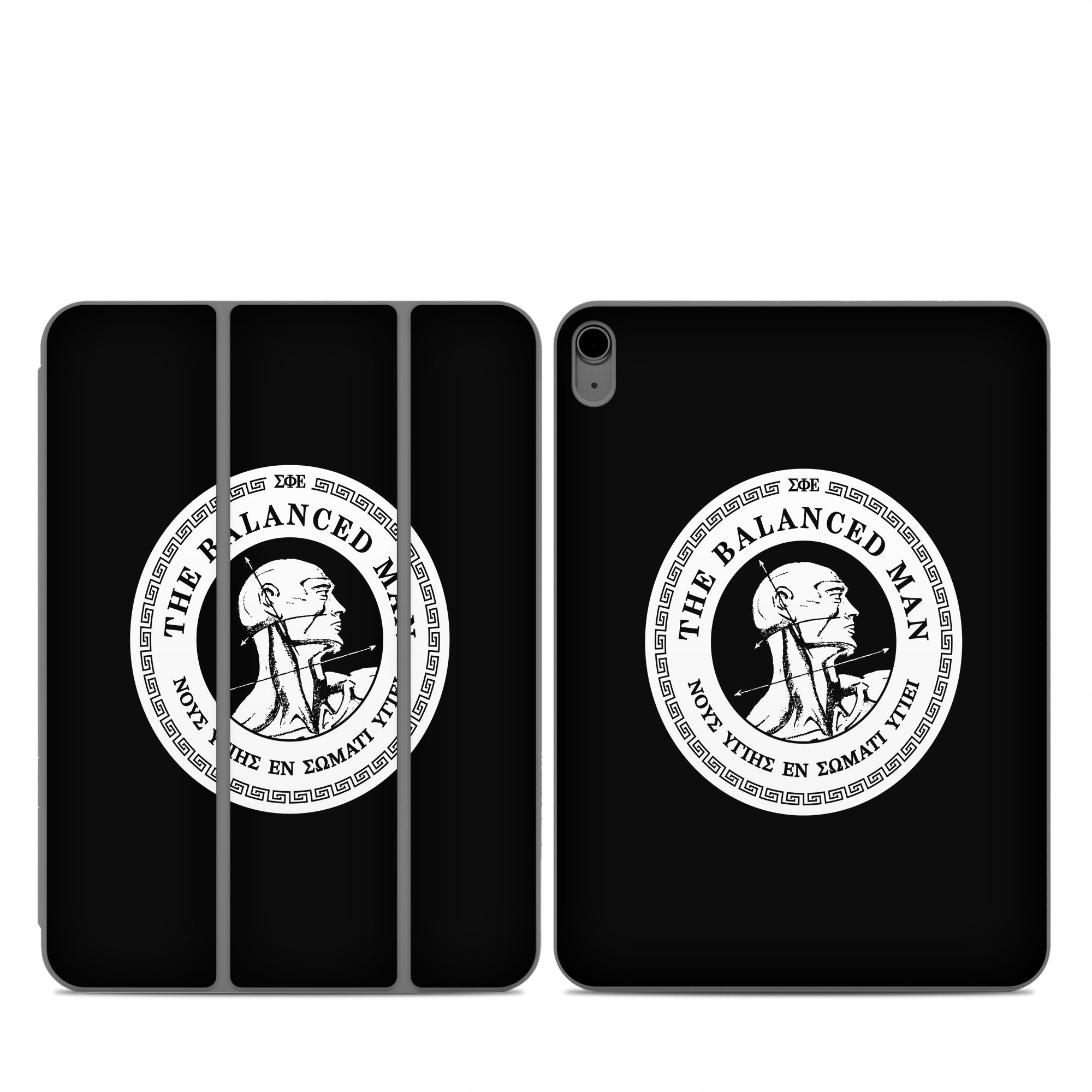 Sigma Phi Epsilon Balanced Man Black - Apple Smart Folio Skin
