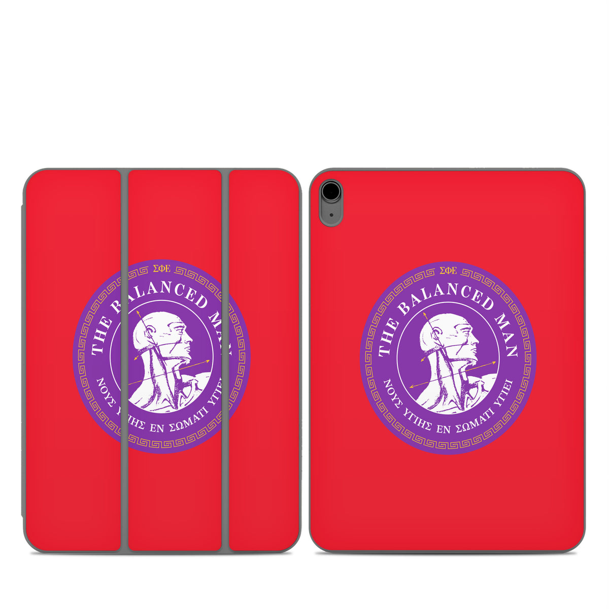 Sigma Phi Epsilon Balanced Man Red - Apple Smart Folio Skin