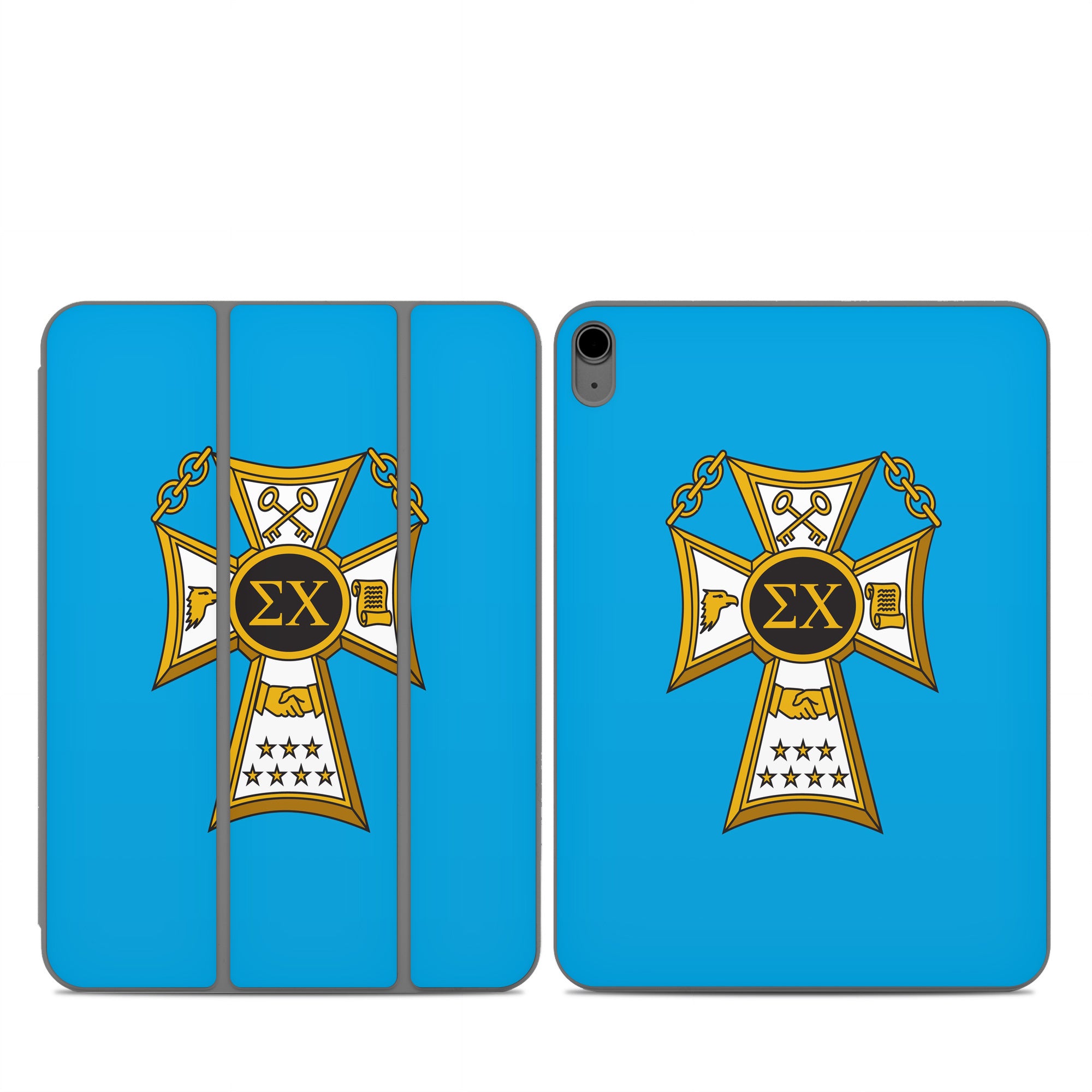 Sigma Chi Badge Blue - Apple Smart Folio Skin