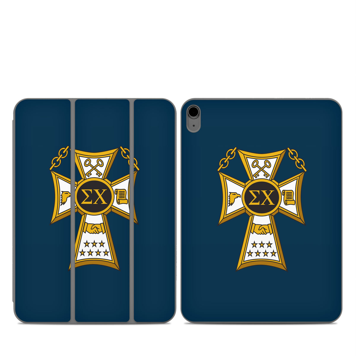 Sigma Chi Badge Navy - Apple Smart Folio Skin