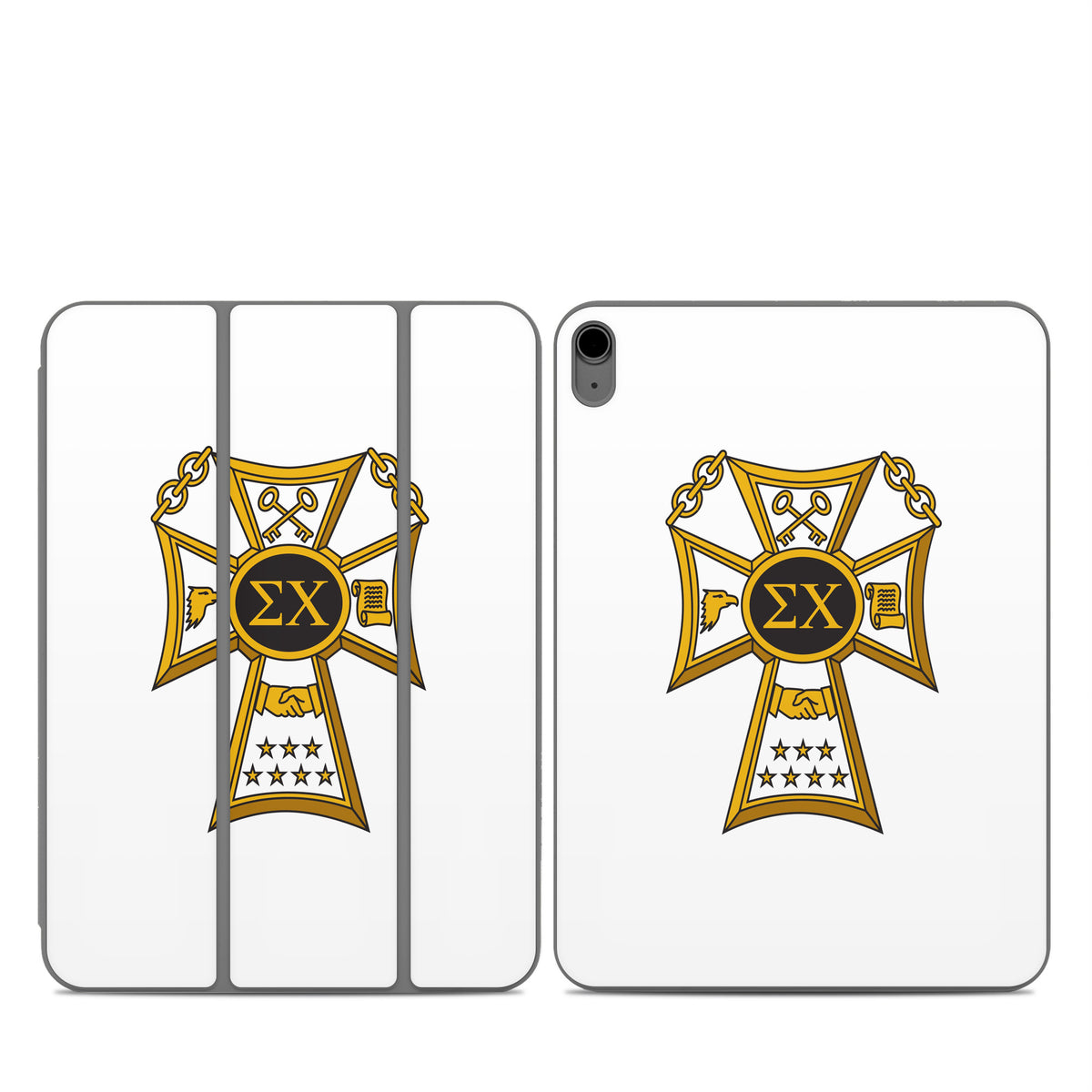 Sigma Chi Badge White - Apple Smart Folio Skin
