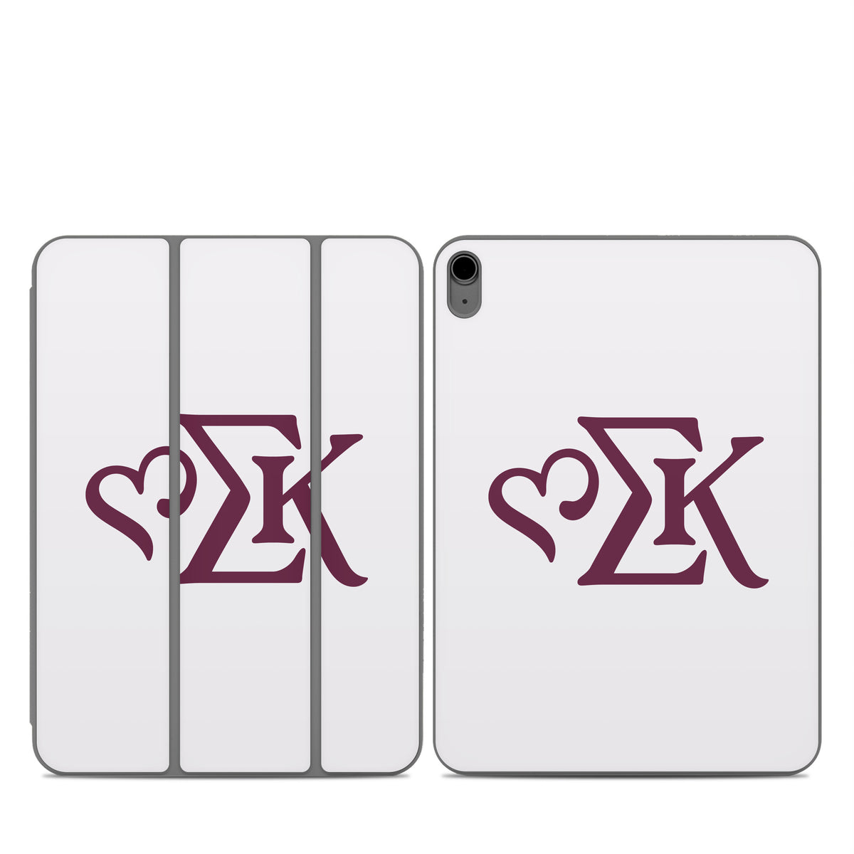 Sigma Kappa Greek Letters Mary Maroon on Dove Love - Apple Smart Folio Skin