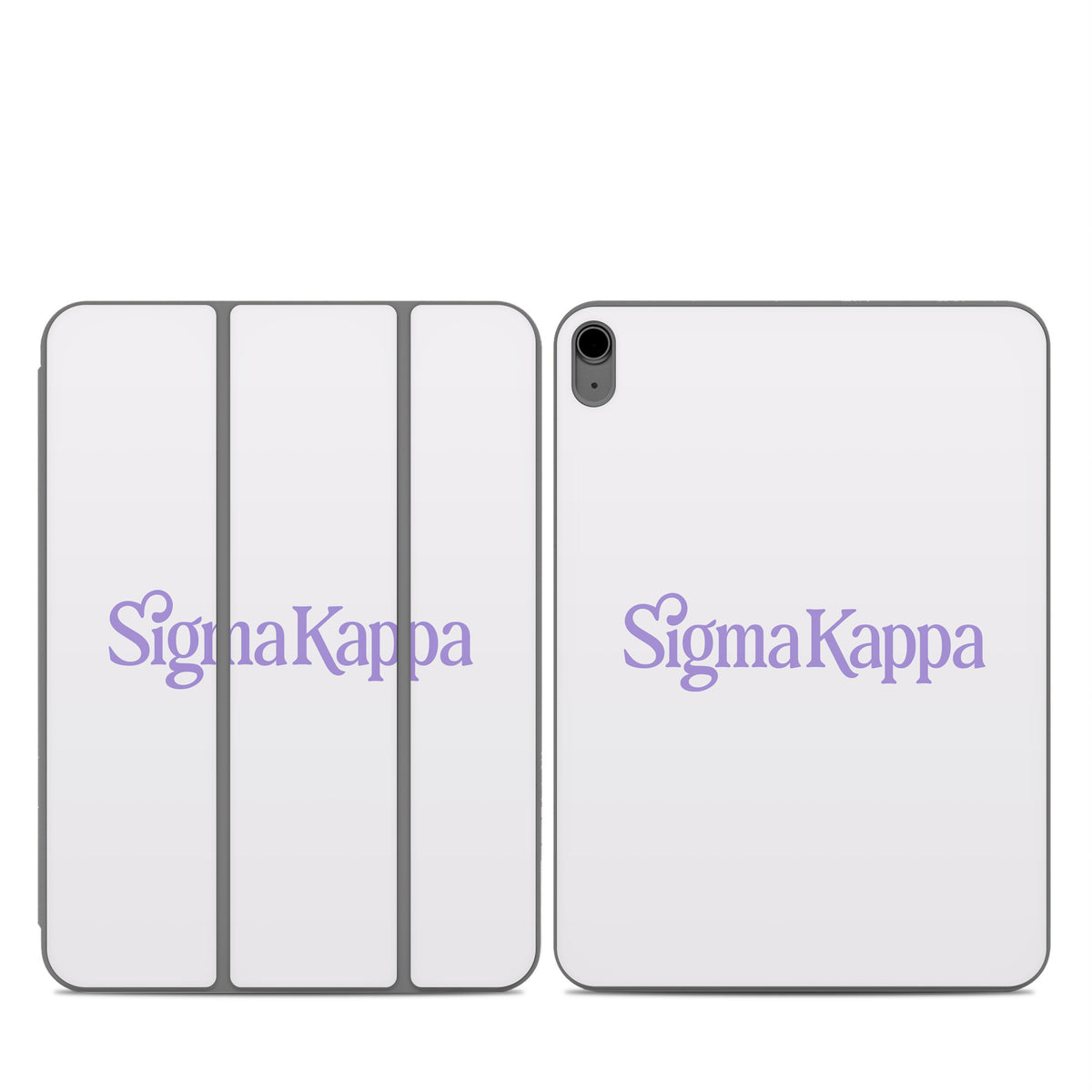 Sigma Kappa Primary Logo Legacy Lavender on Dove Love - Apple Smart Folio Skin