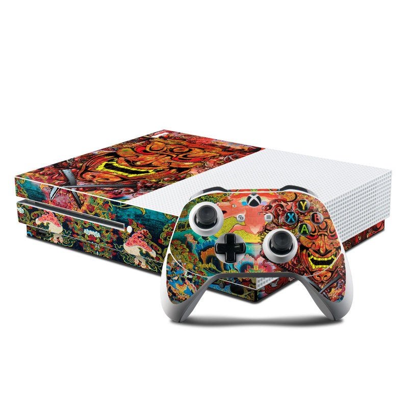Asian Crest - Microsoft Xbox One S Console and Controller Kit Skin - SANCTUS - DecalGirl